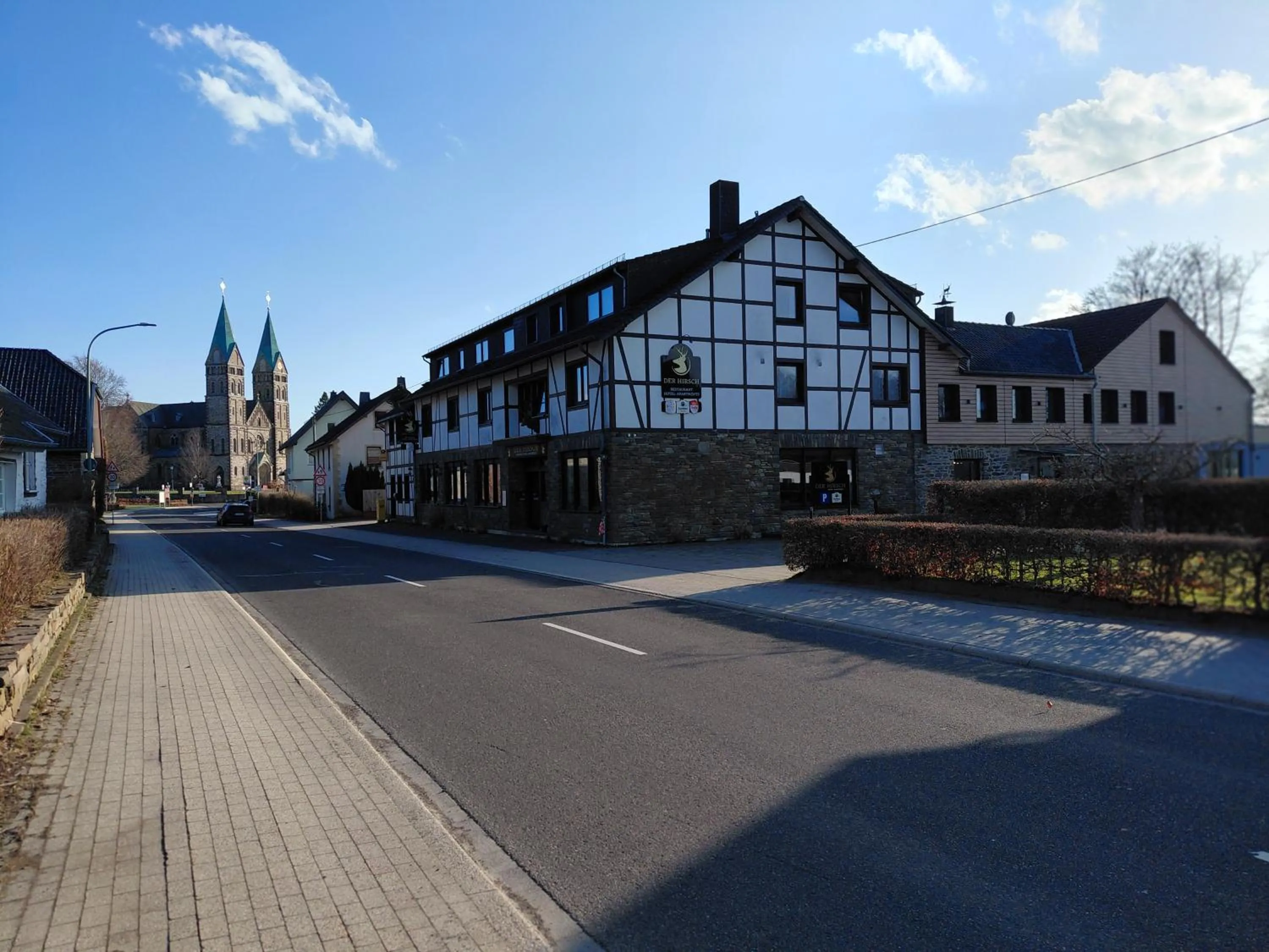 Property building in DER Hirsch Hotel