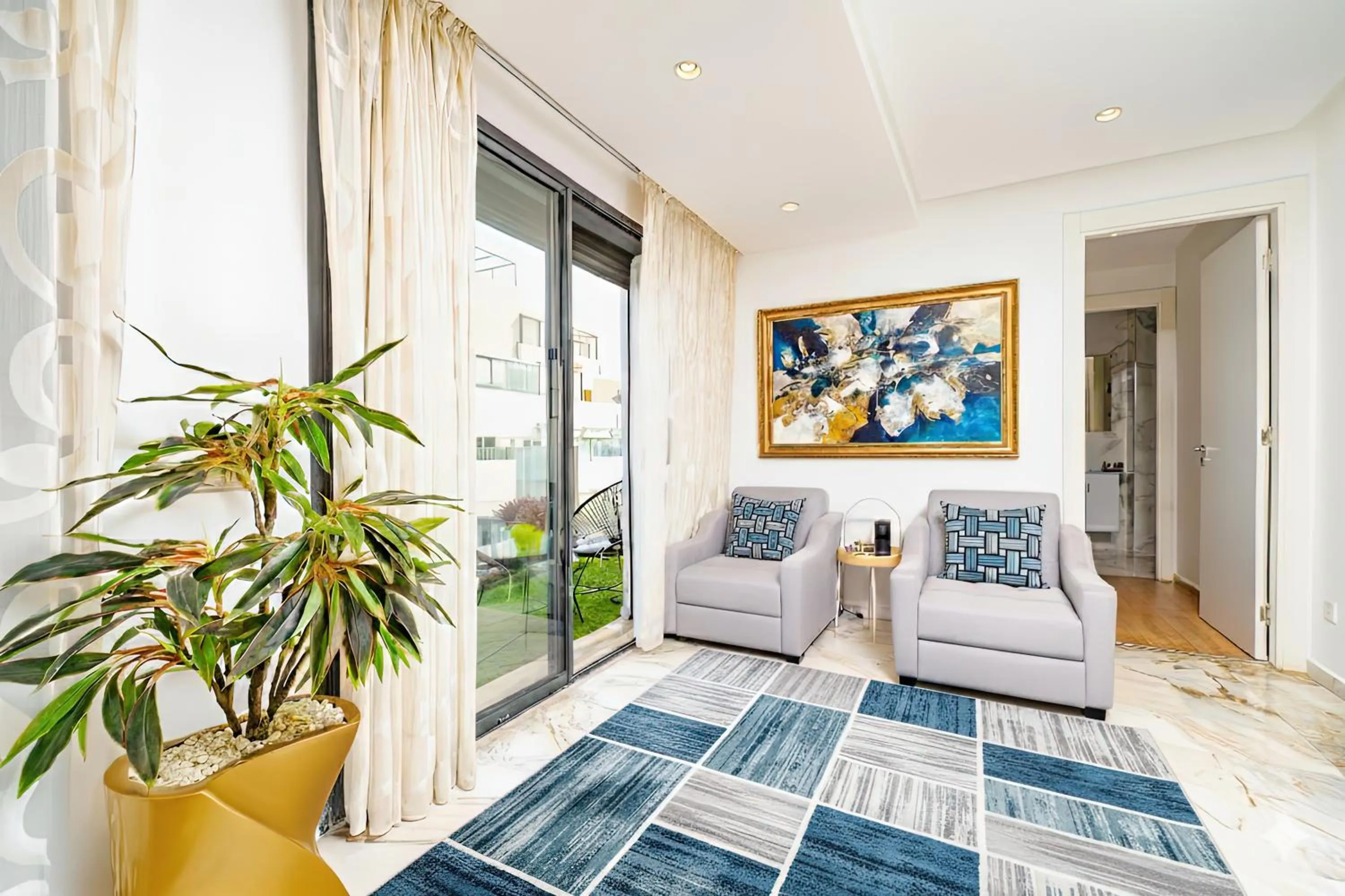 Living room in Family Aparthotel