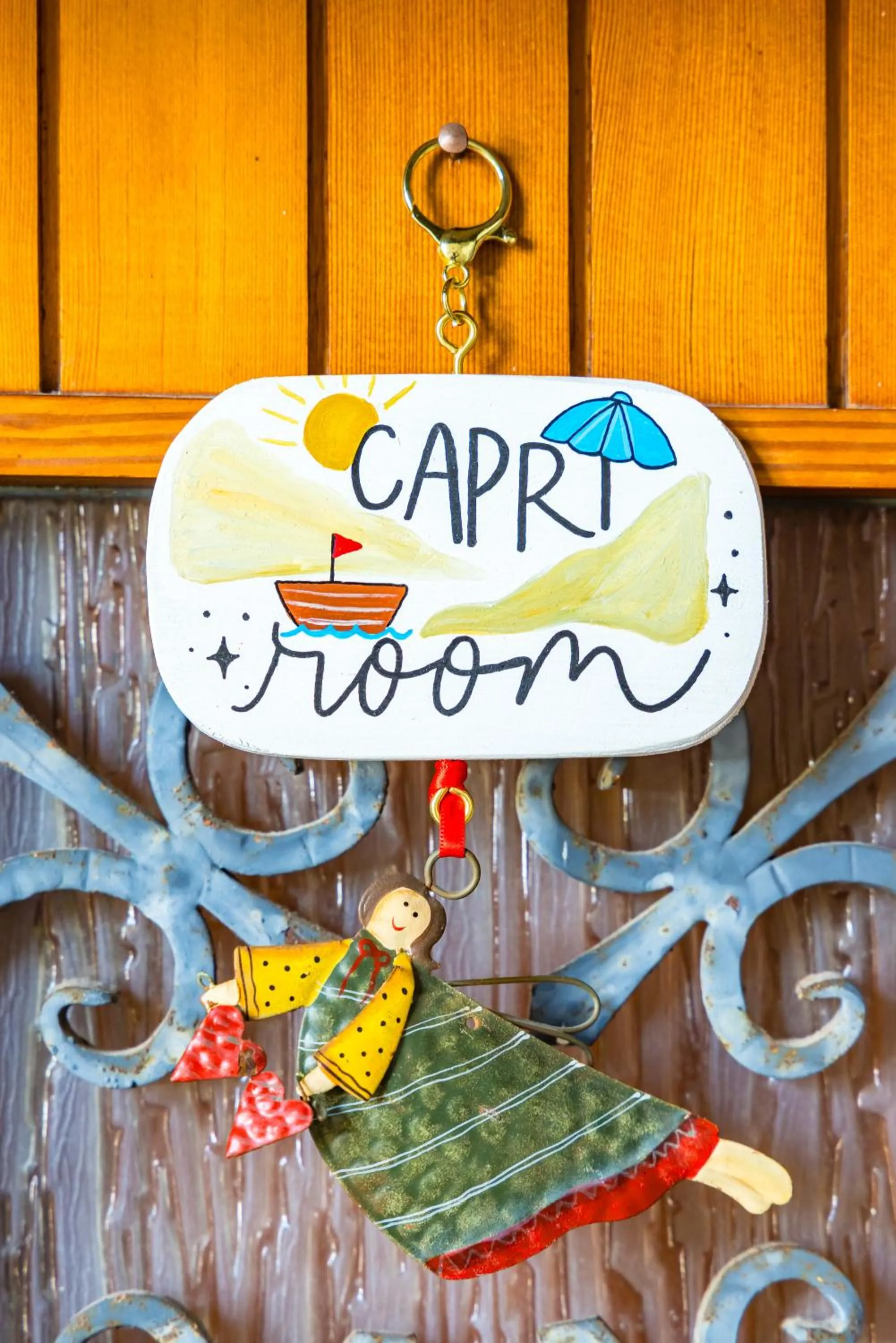 Decorative detail in Orchid Corner Guesthouse