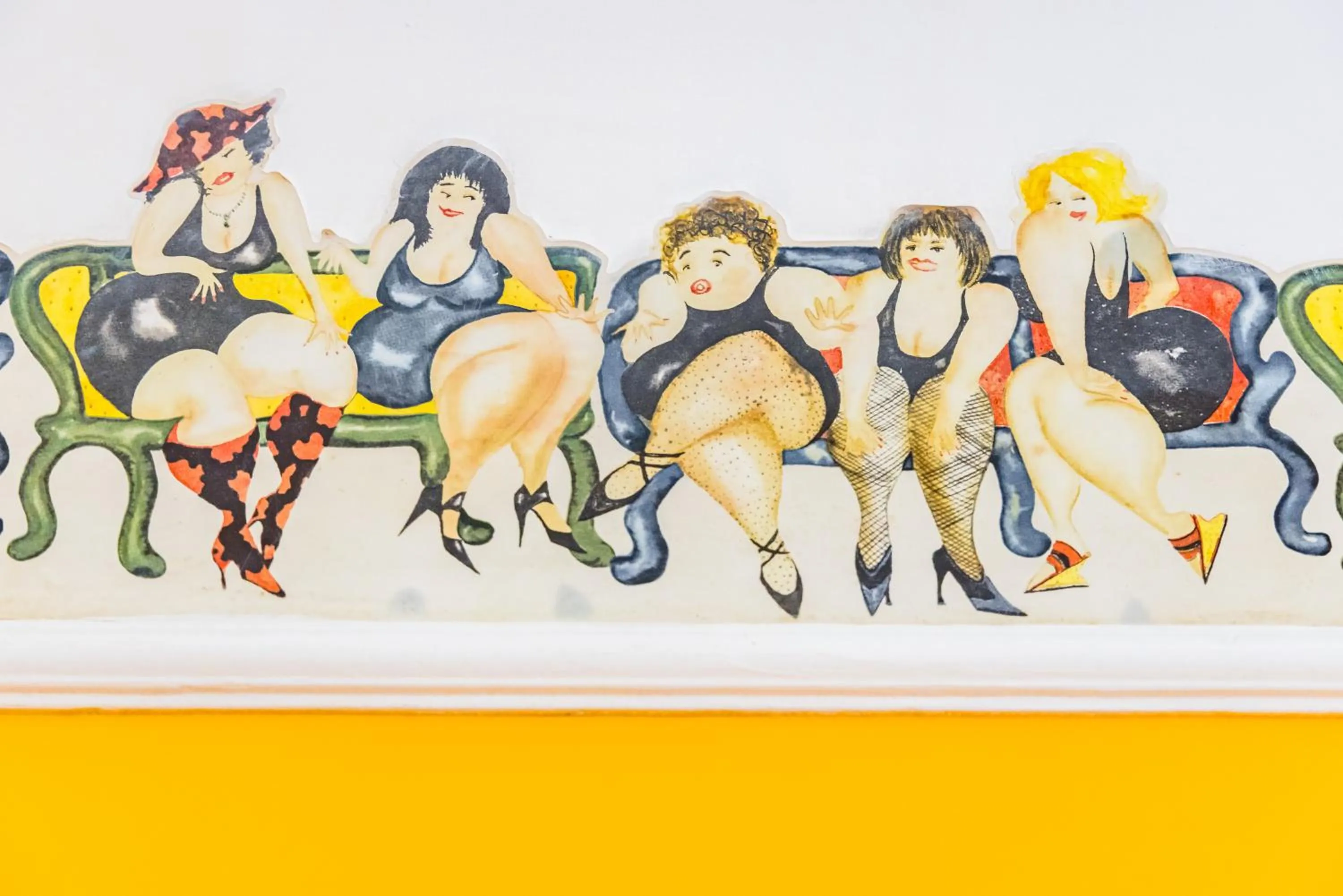 Decorative detail in Orchid Corner Guesthouse