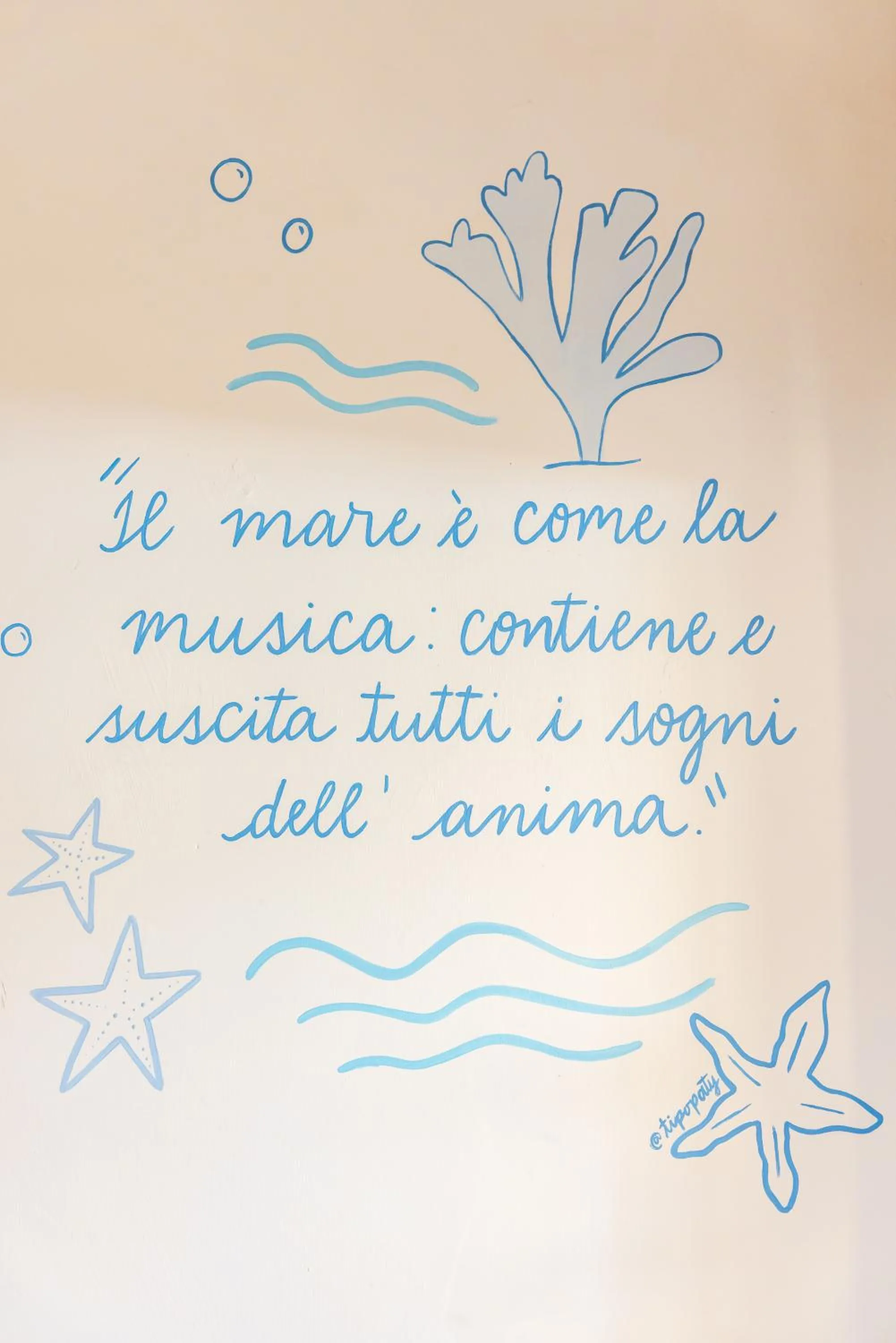 Decorative detail in Orchid Corner Guesthouse