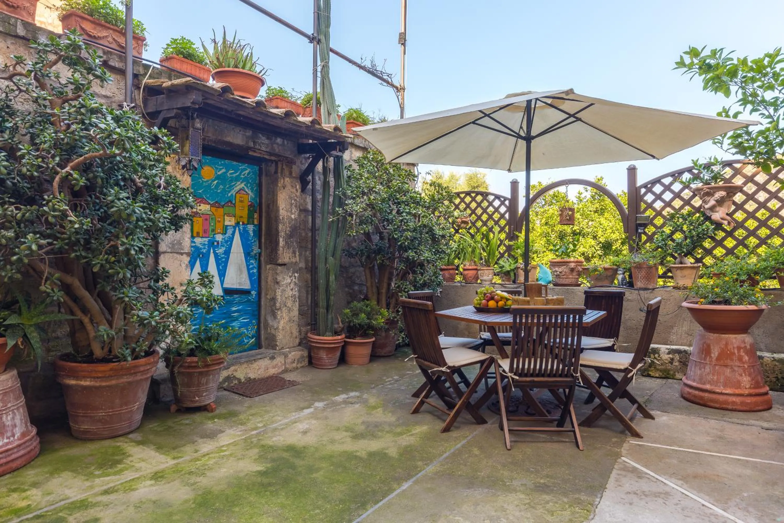 Patio in Orchid Corner Guesthouse