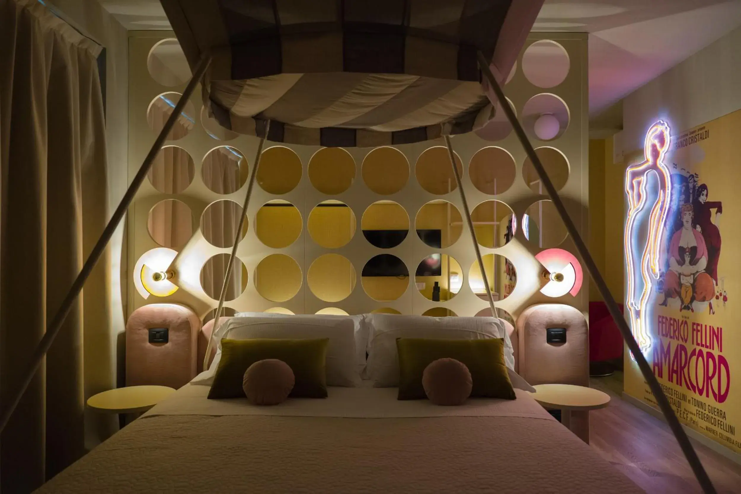 Bed in Hotel La Gradisca Bed in Hotel La Gradisca