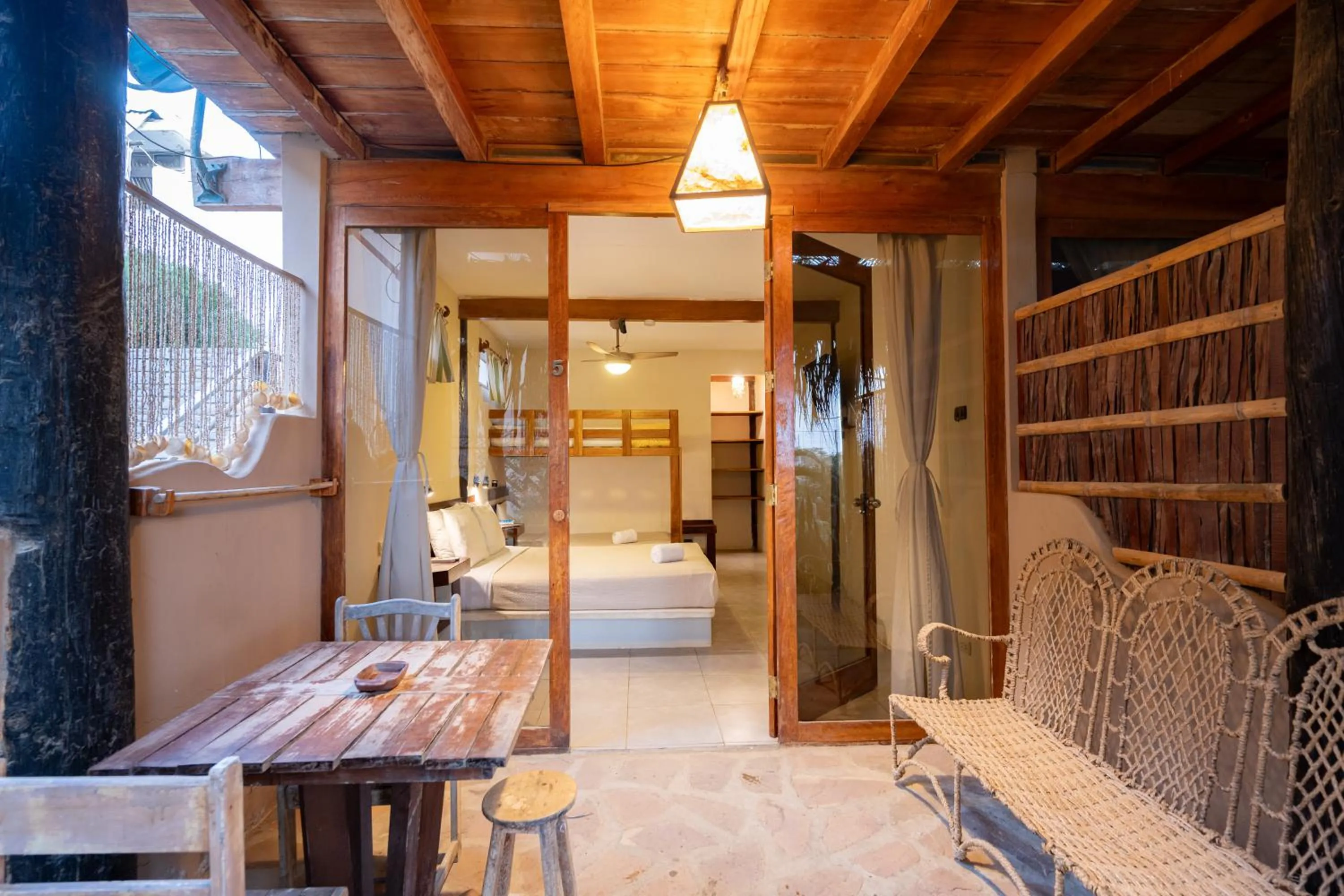 Bed in Hospedaje La Quebrada