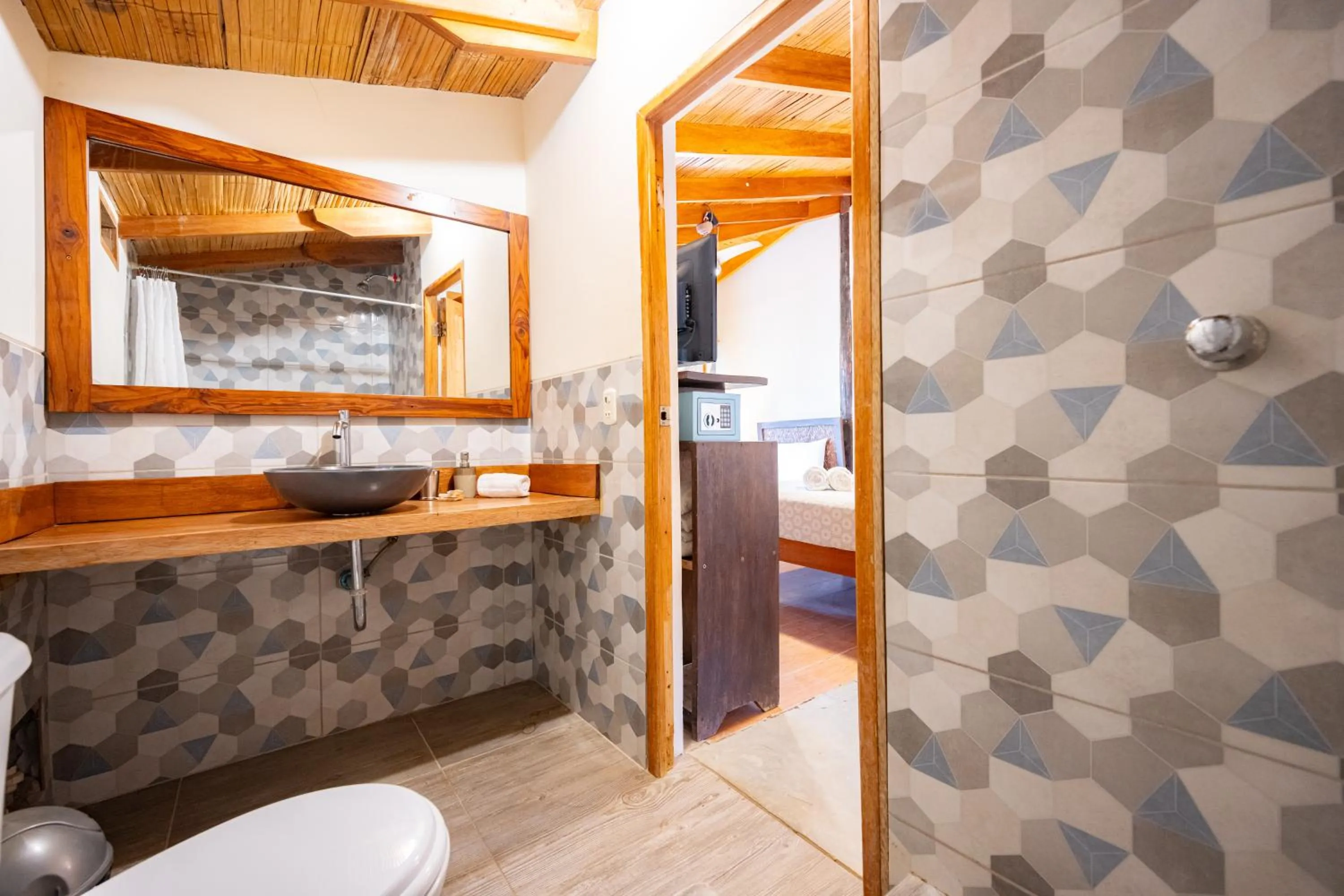 Shower in Hospedaje La Quebrada