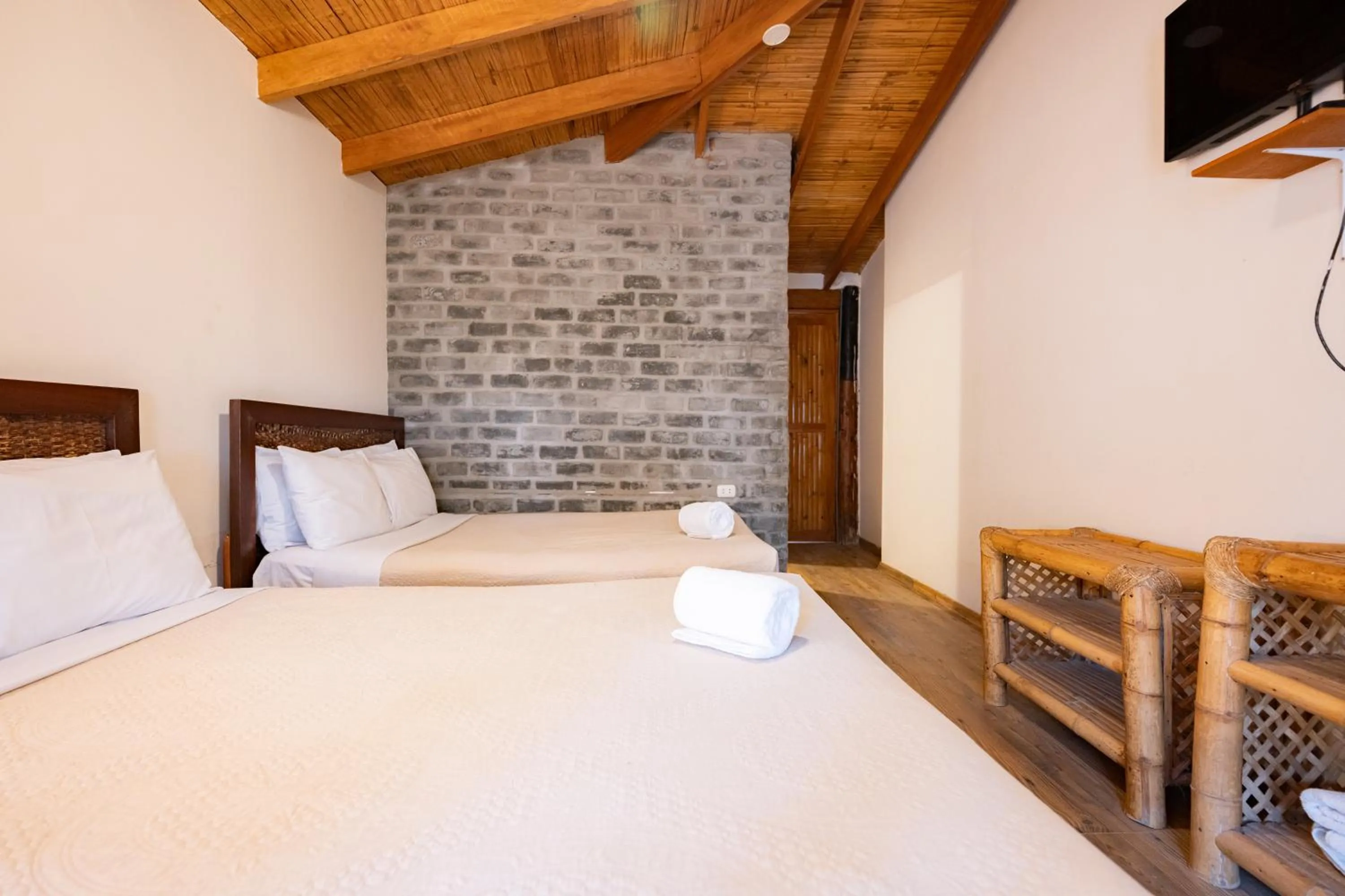 Bed in Hospedaje La Quebrada