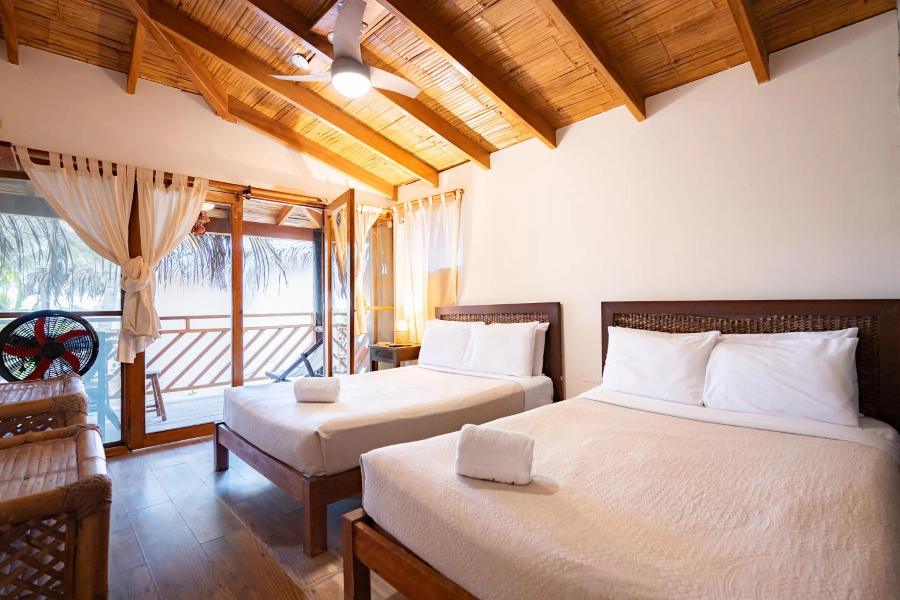 Bed in Hospedaje La Quebrada