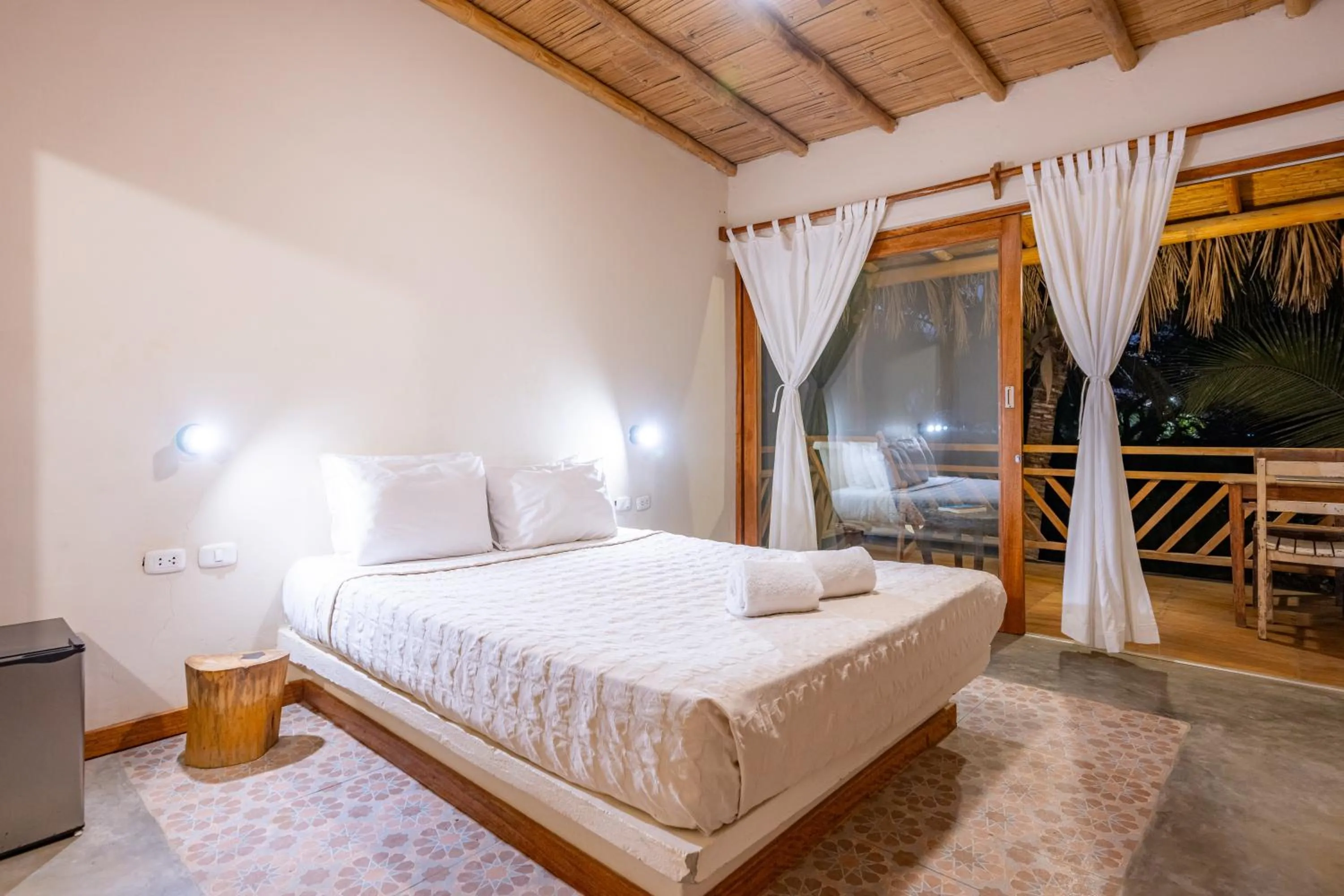 Bed in Hospedaje La Quebrada