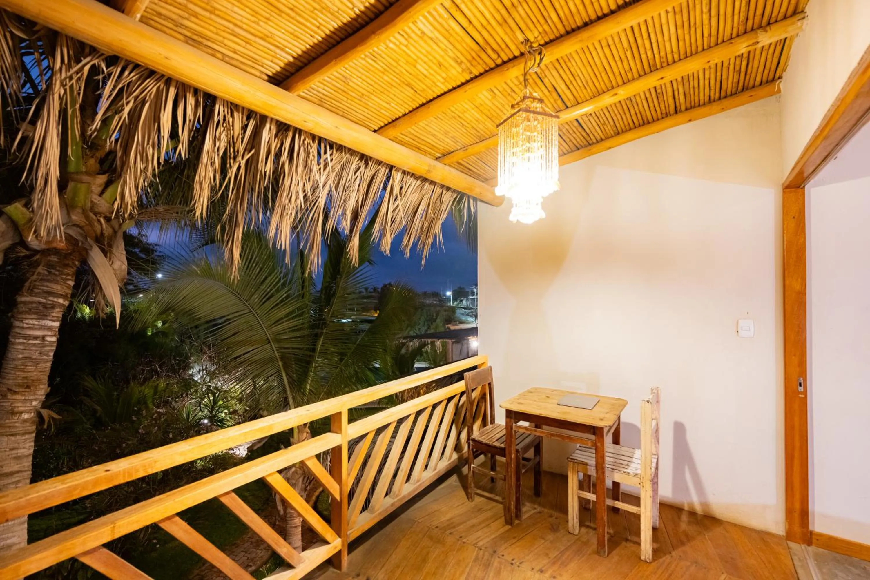 Patio in Hospedaje La Quebrada