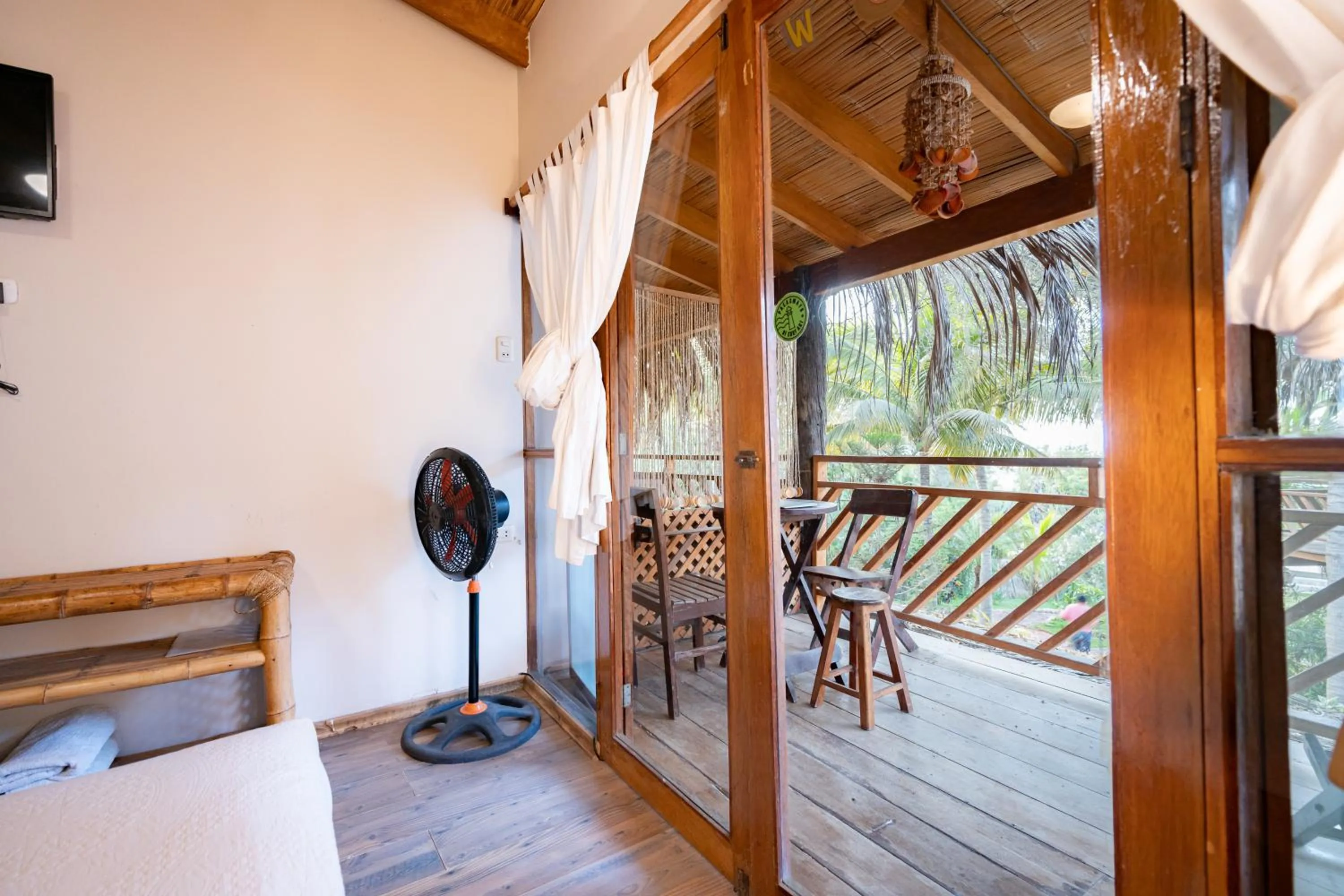 Patio in Hospedaje La Quebrada