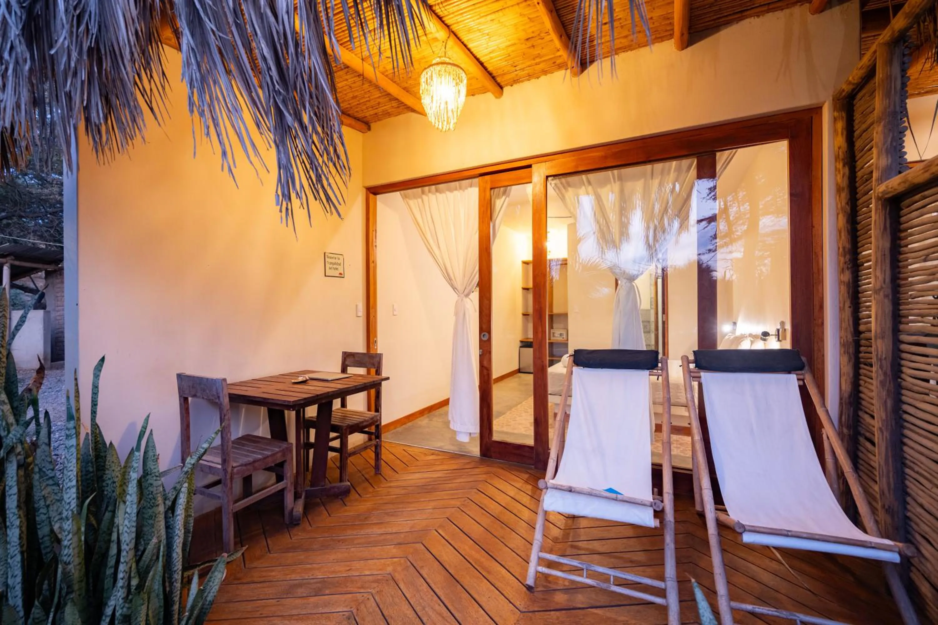 Patio in Hospedaje La Quebrada