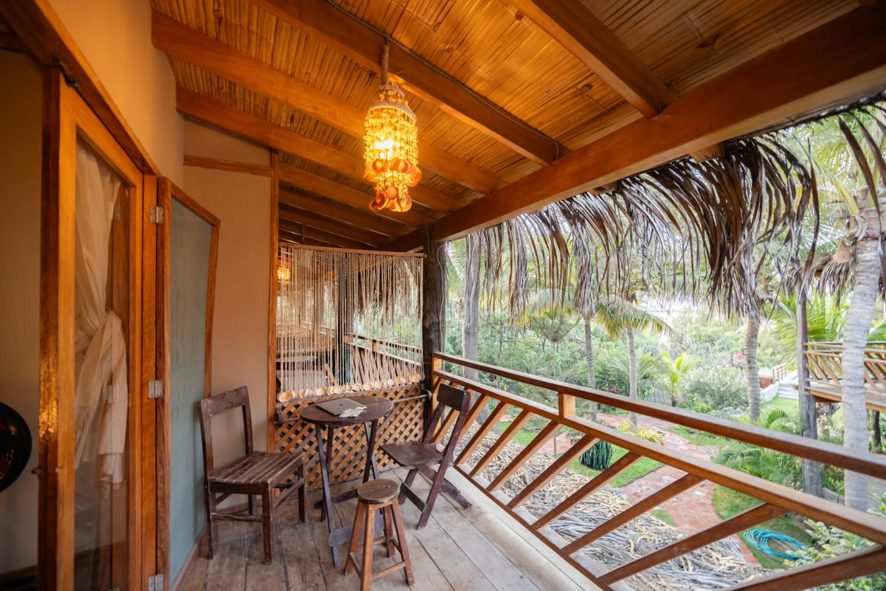 Patio in Hospedaje La Quebrada