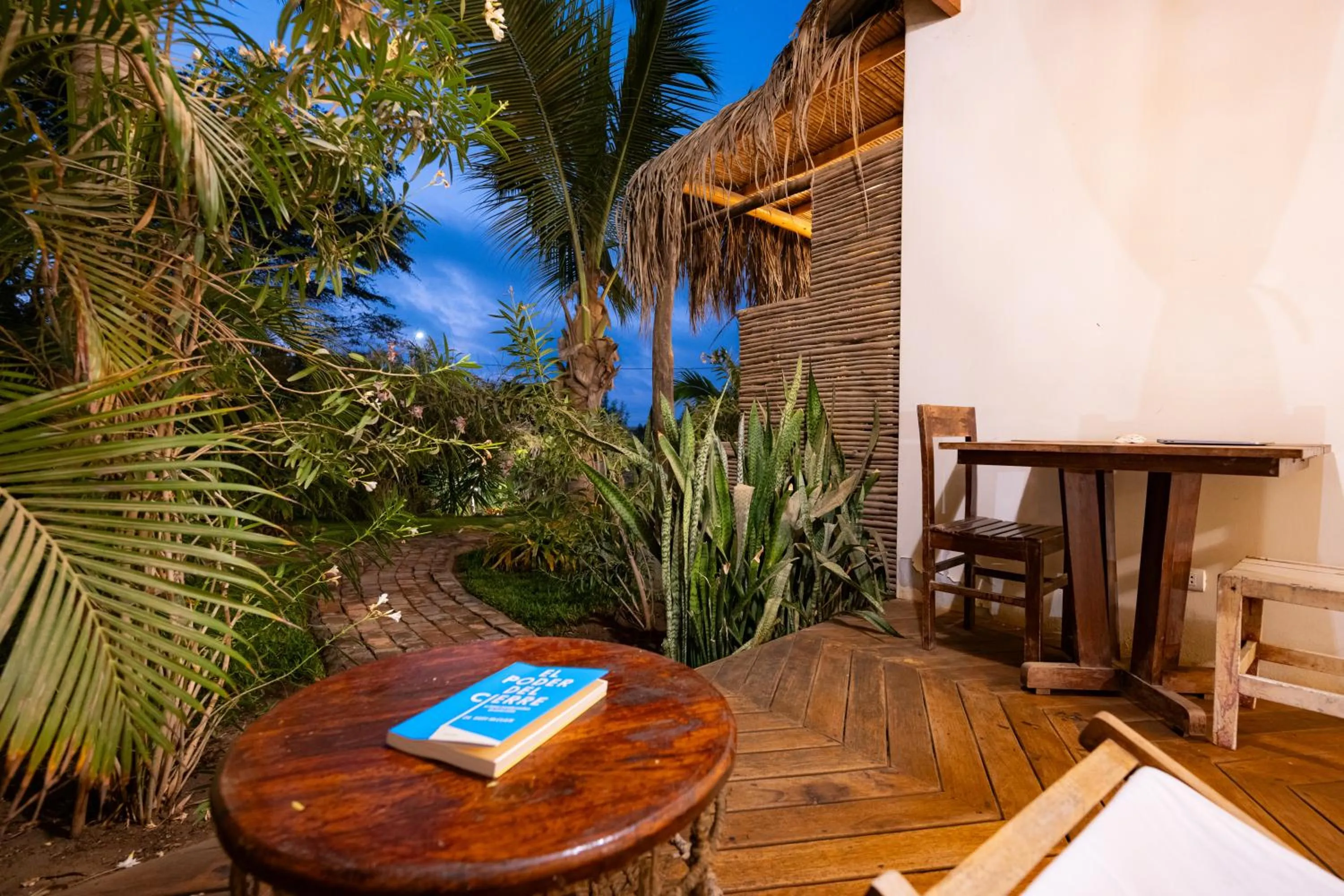 Patio in Hospedaje La Quebrada