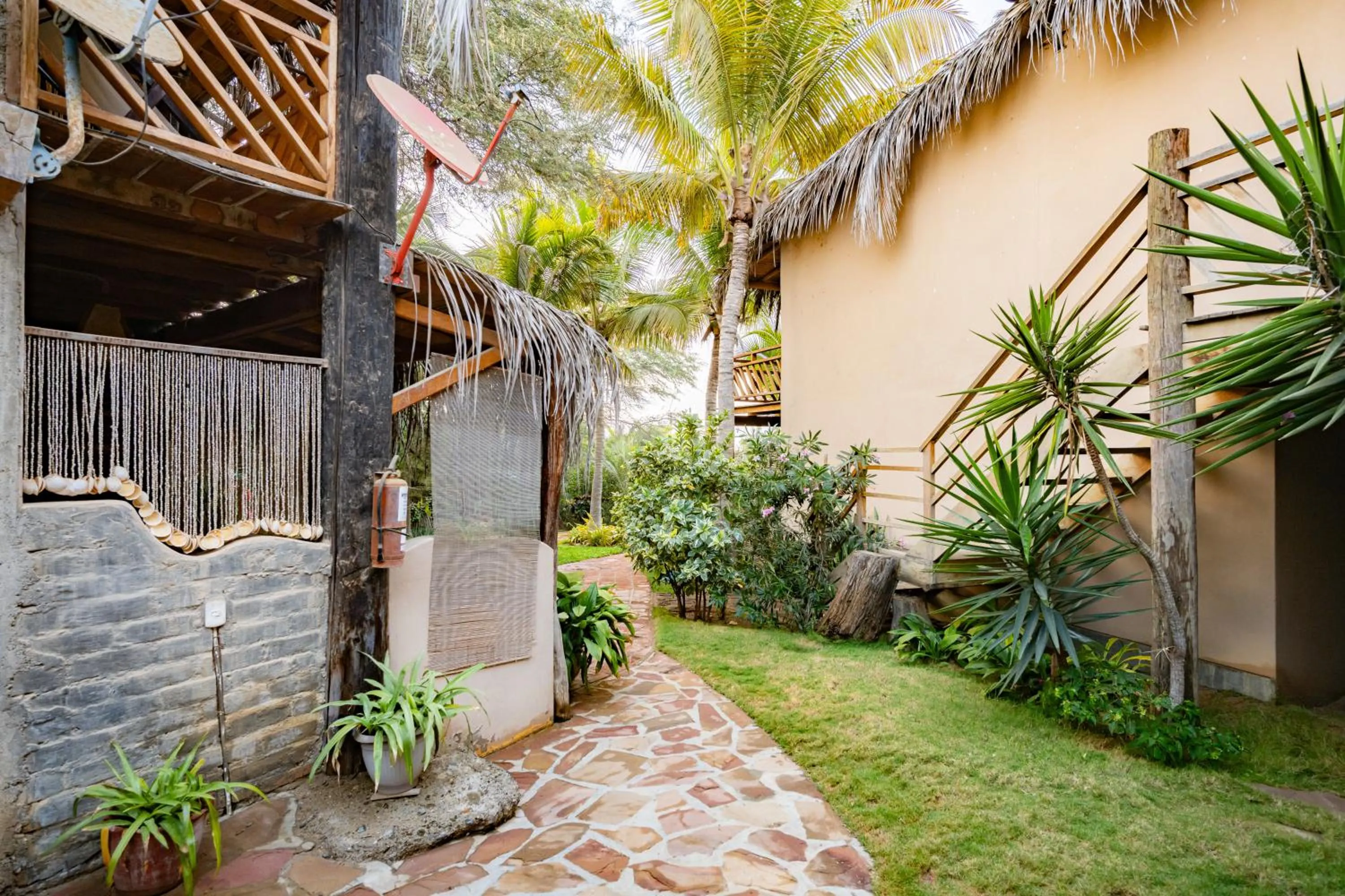 Garden in Hospedaje La Quebrada