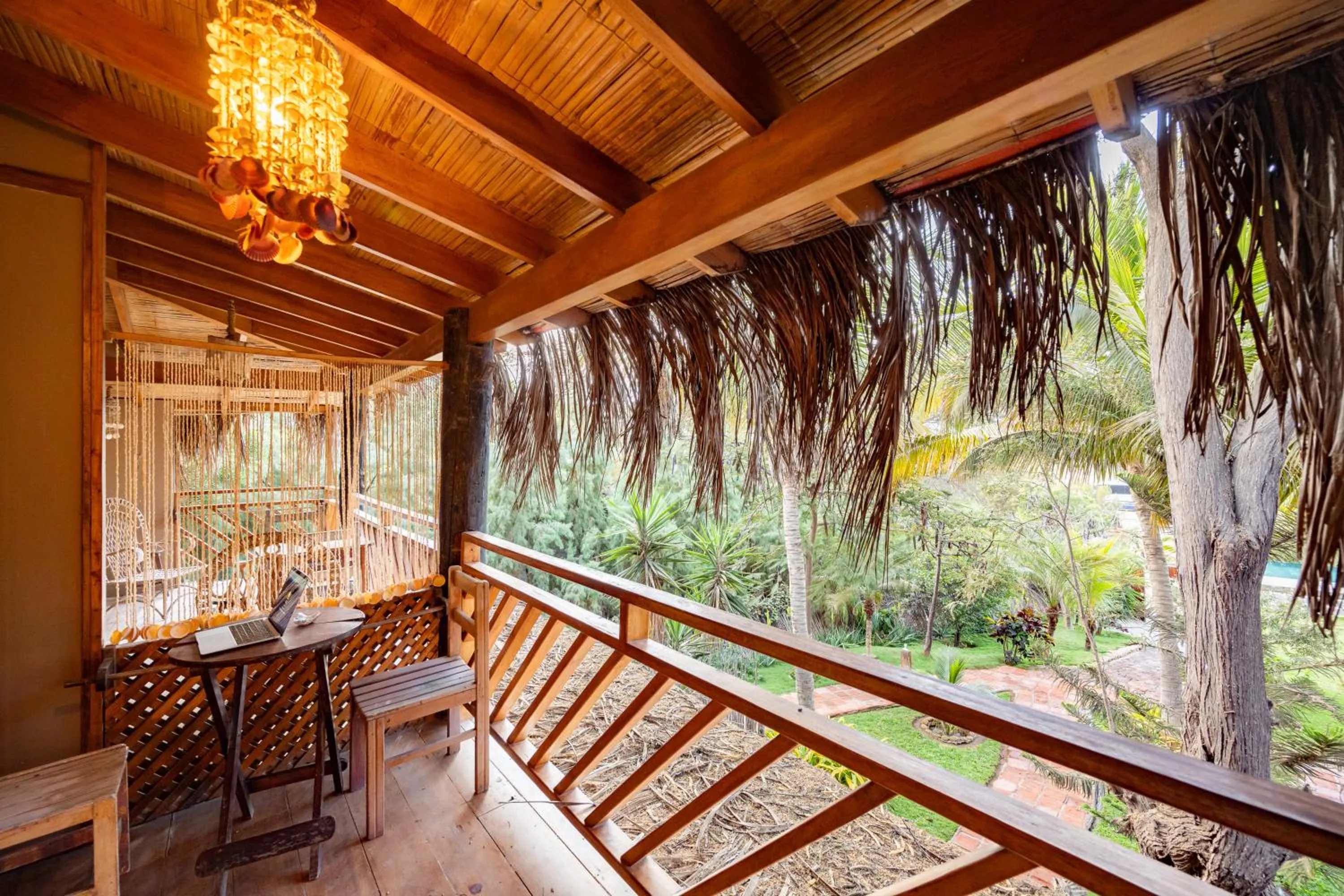Balcony/Terrace in Hospedaje La Quebrada