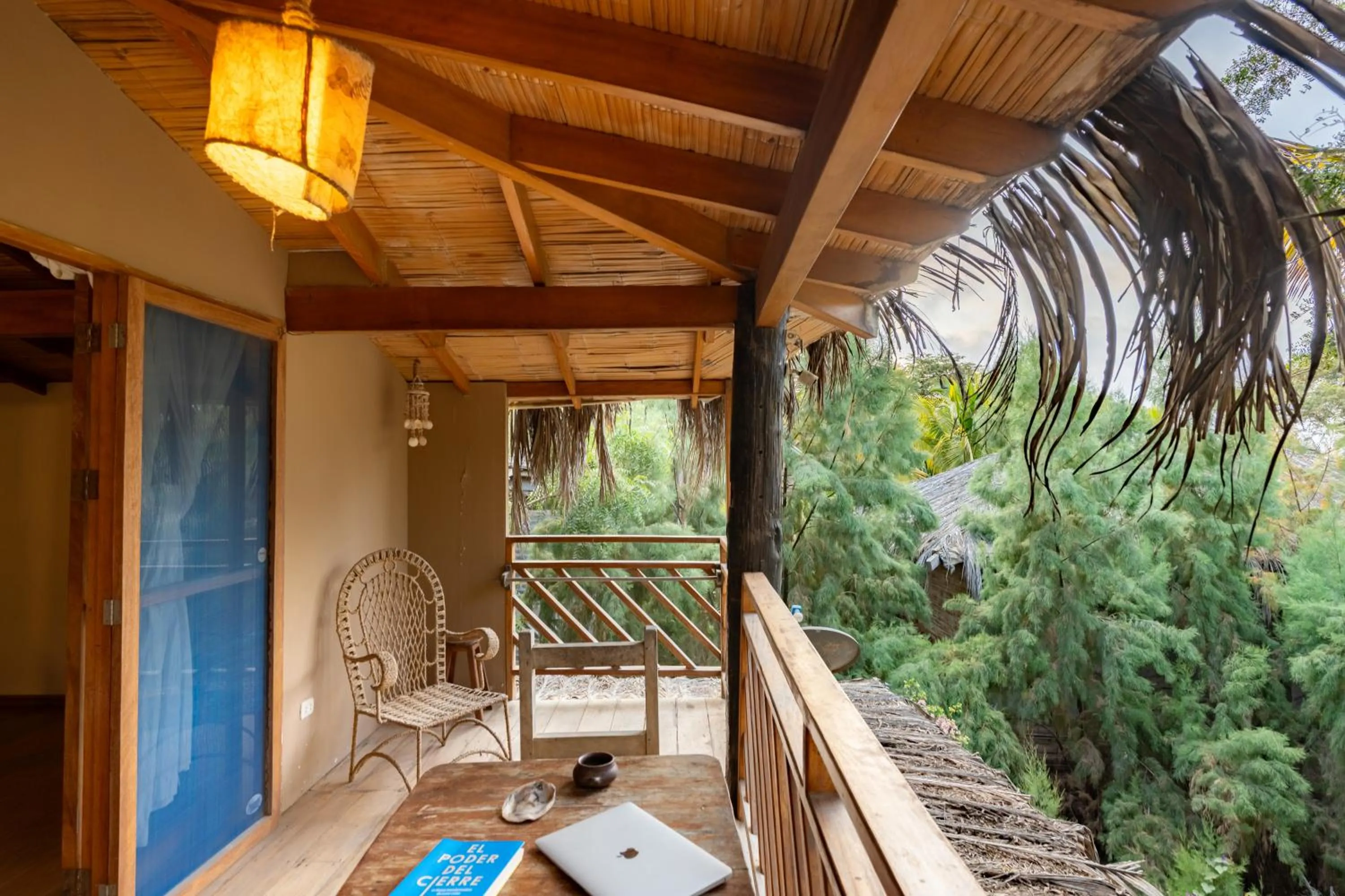 Garden in Hospedaje La Quebrada