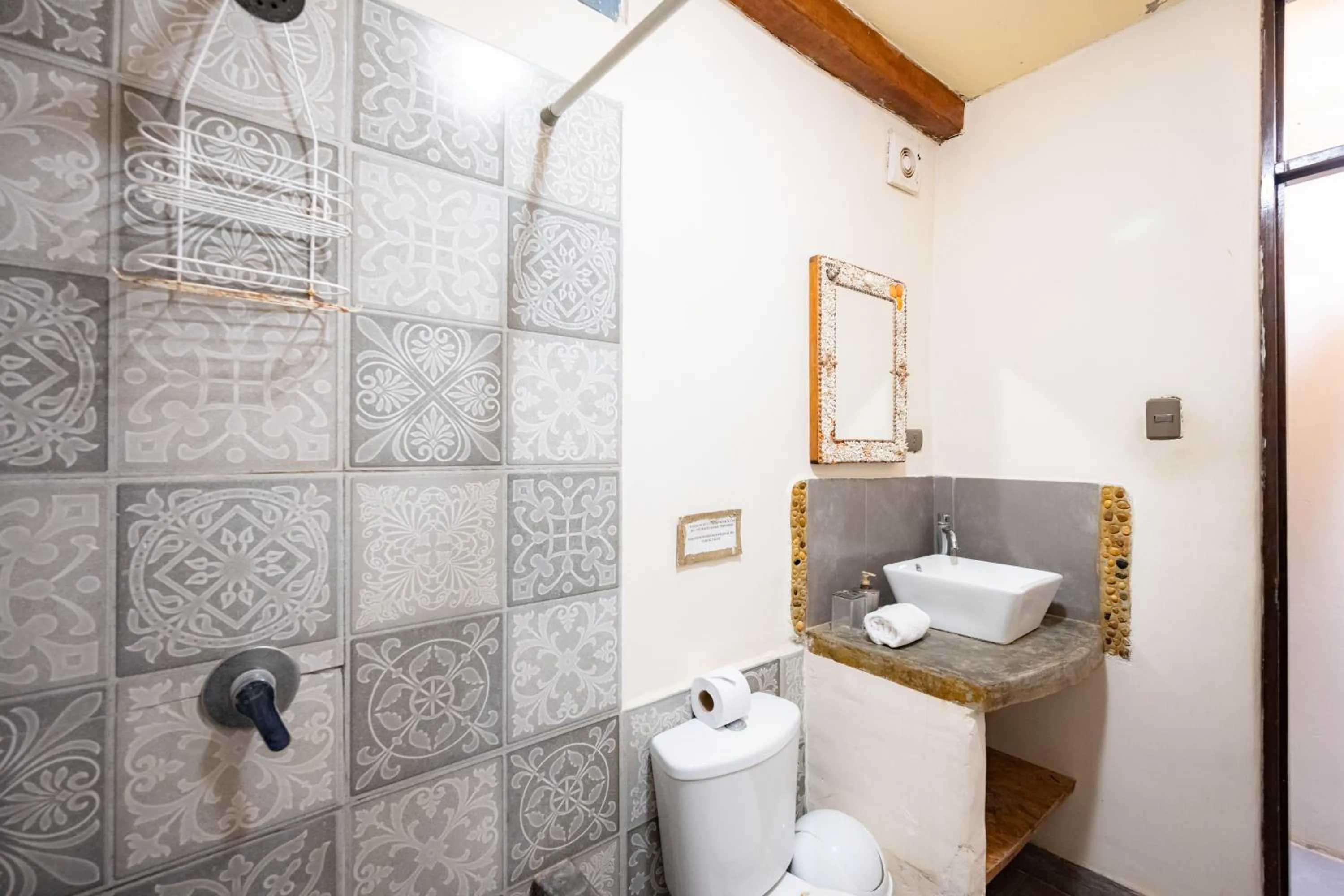 Shower in Hospedaje La Quebrada