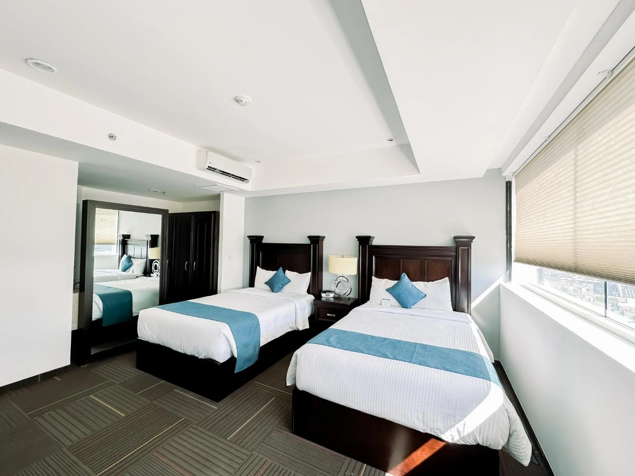 Bedroom, Bed in Hotel Stadium Leon