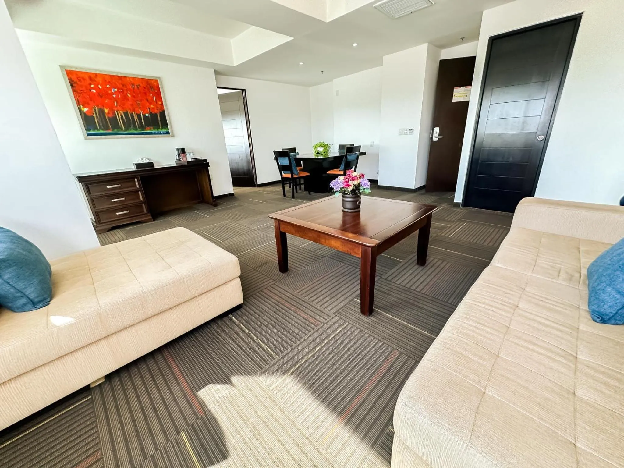 Living room in Hotel Stadium Leon