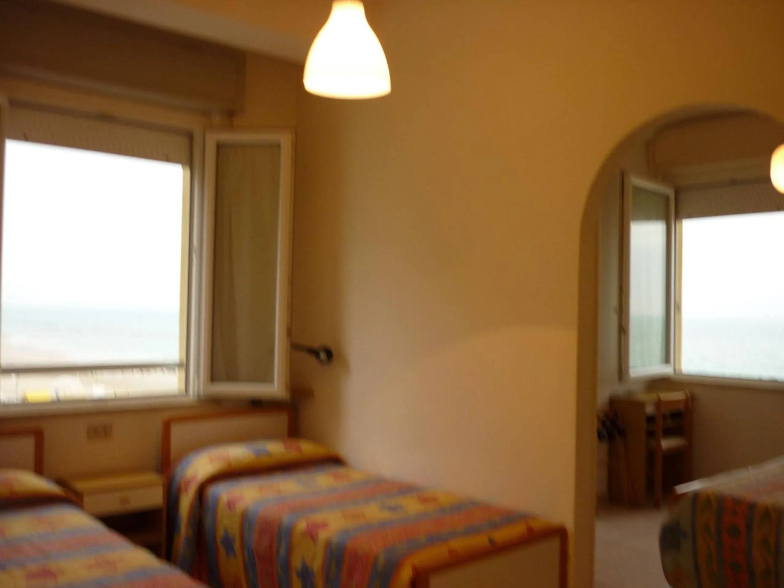 Sea view, Bed in Hotel Oasi Ristorante Pizzeria