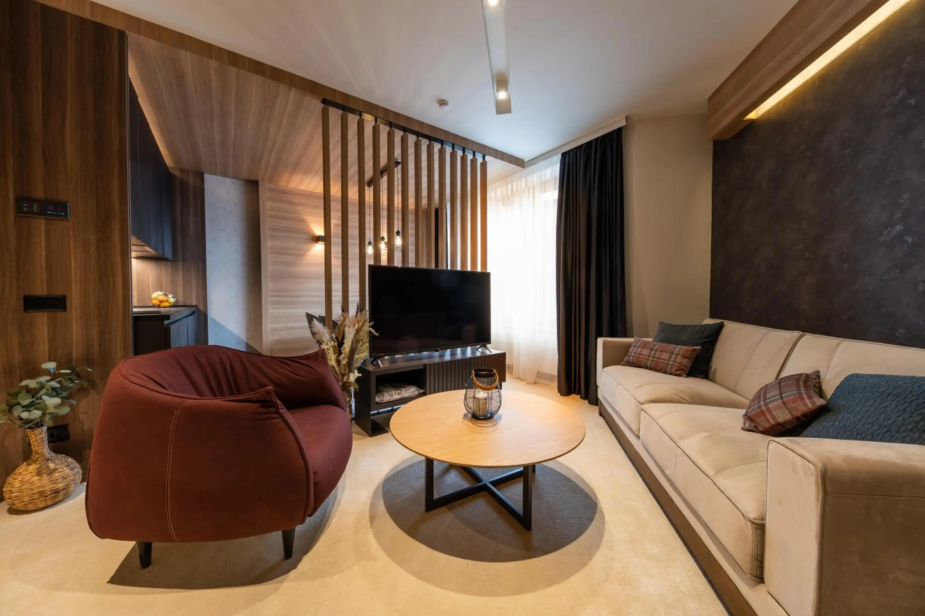 Living room in Aparthotel Woodside by Anaya Living room in Aparthotel Woodside by Anaya
