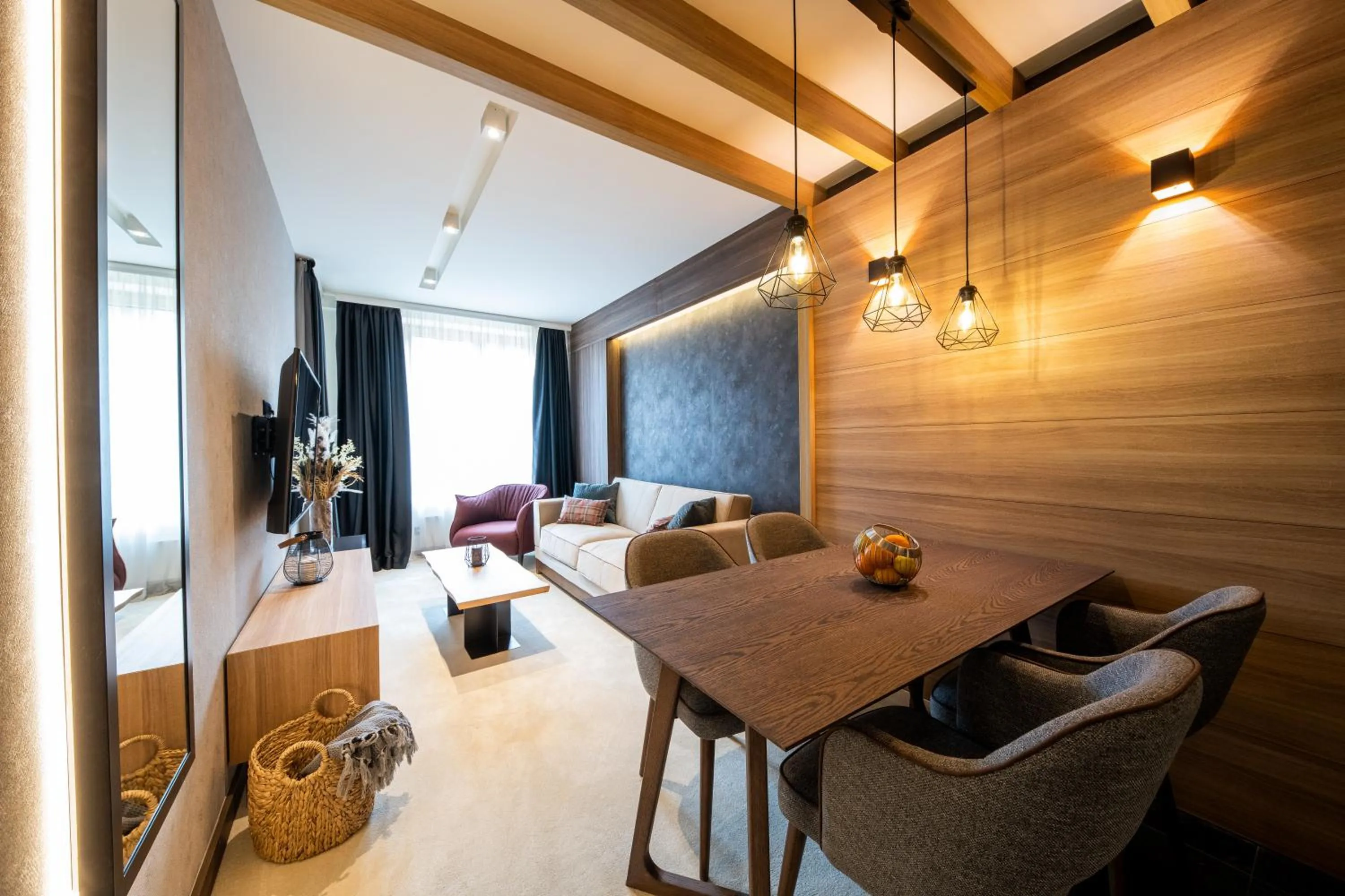 Living room in Aparthotel Woodside by Anaya