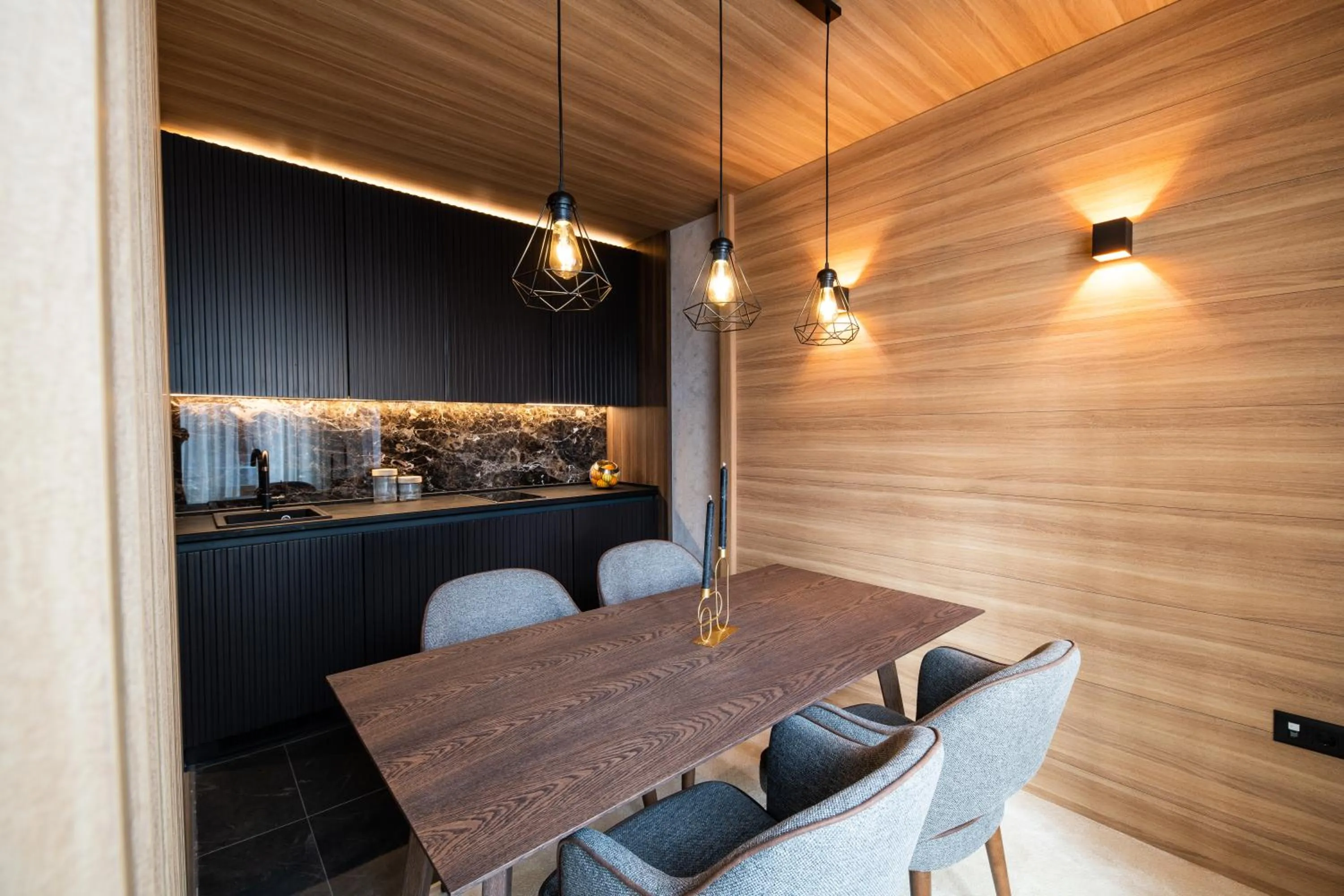 Kitchen or kitchenette in Aparthotel Woodside by Anaya