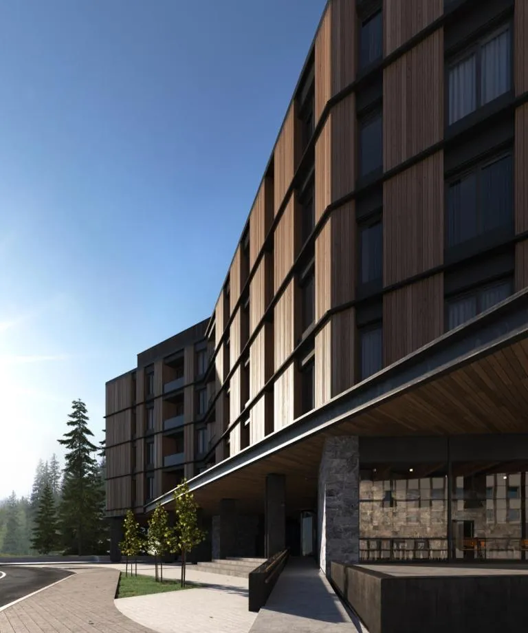 Property building in Aparthotel Woodside by Anaya