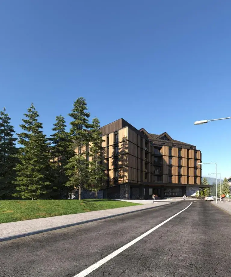 Property building in Aparthotel Woodside by Anaya Property building in Aparthotel Woodside by Anaya