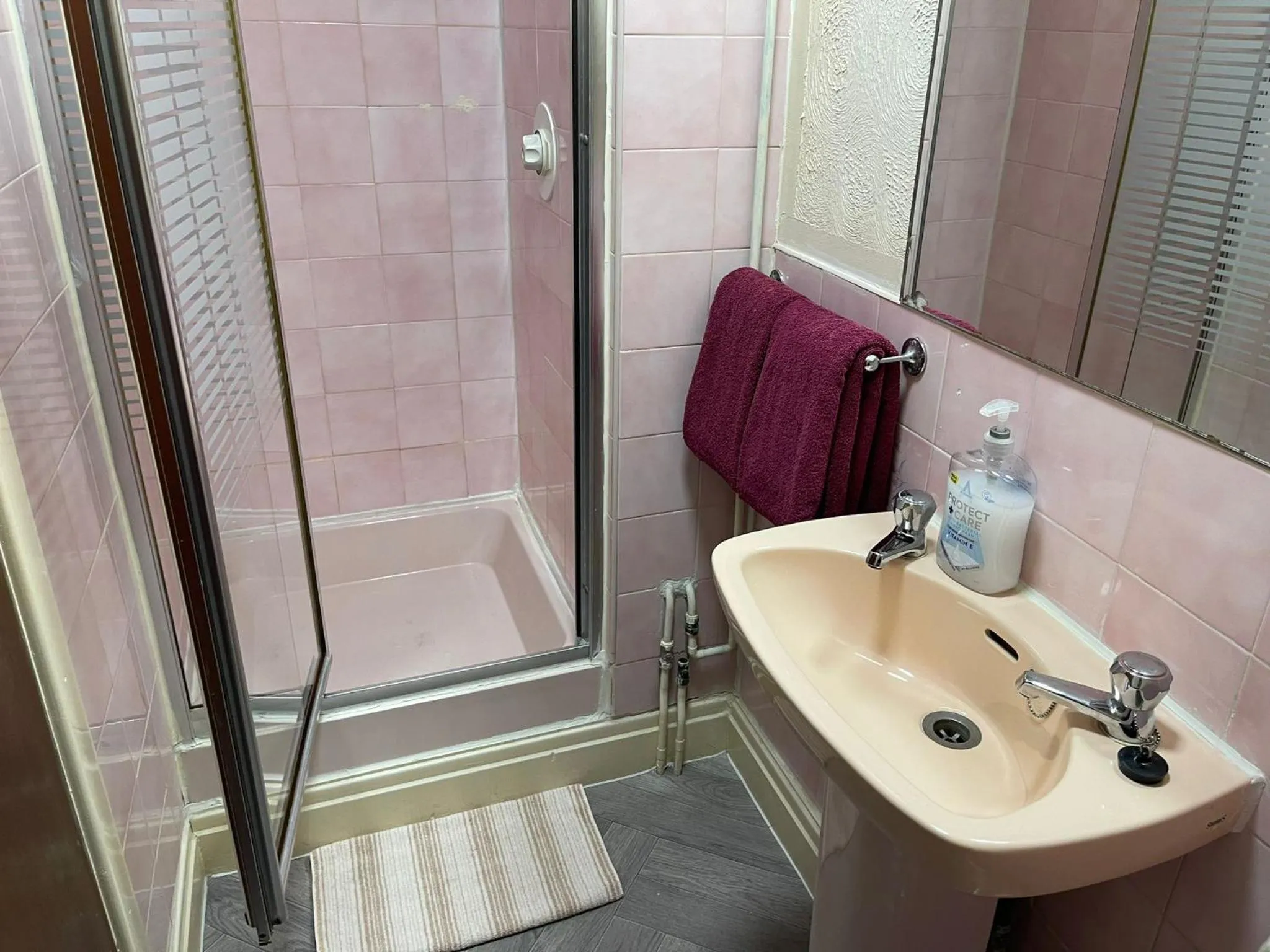 Shower in Galaxy Hotel