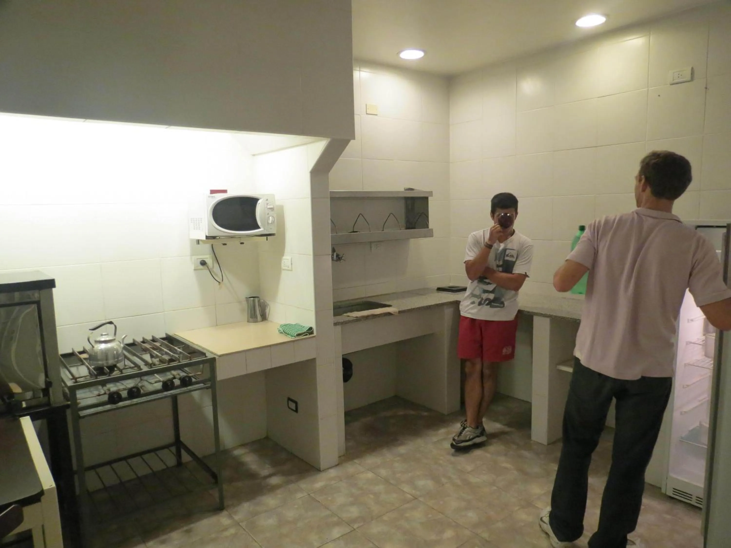 Kitchen or kitchenette in Hotel Raglan