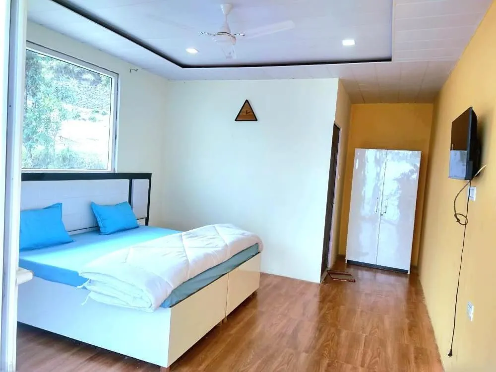 Bed in OM The Divine Soul of Devbhumi