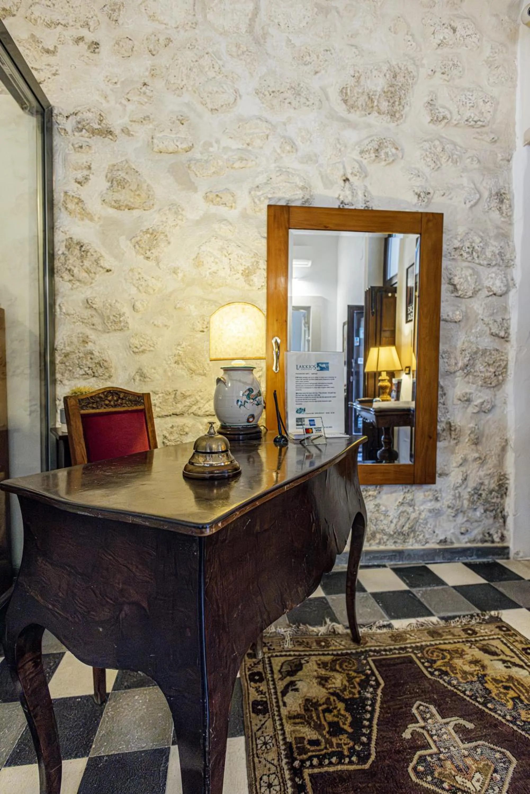 Lobby or reception in Lakkios charming suites and rooms