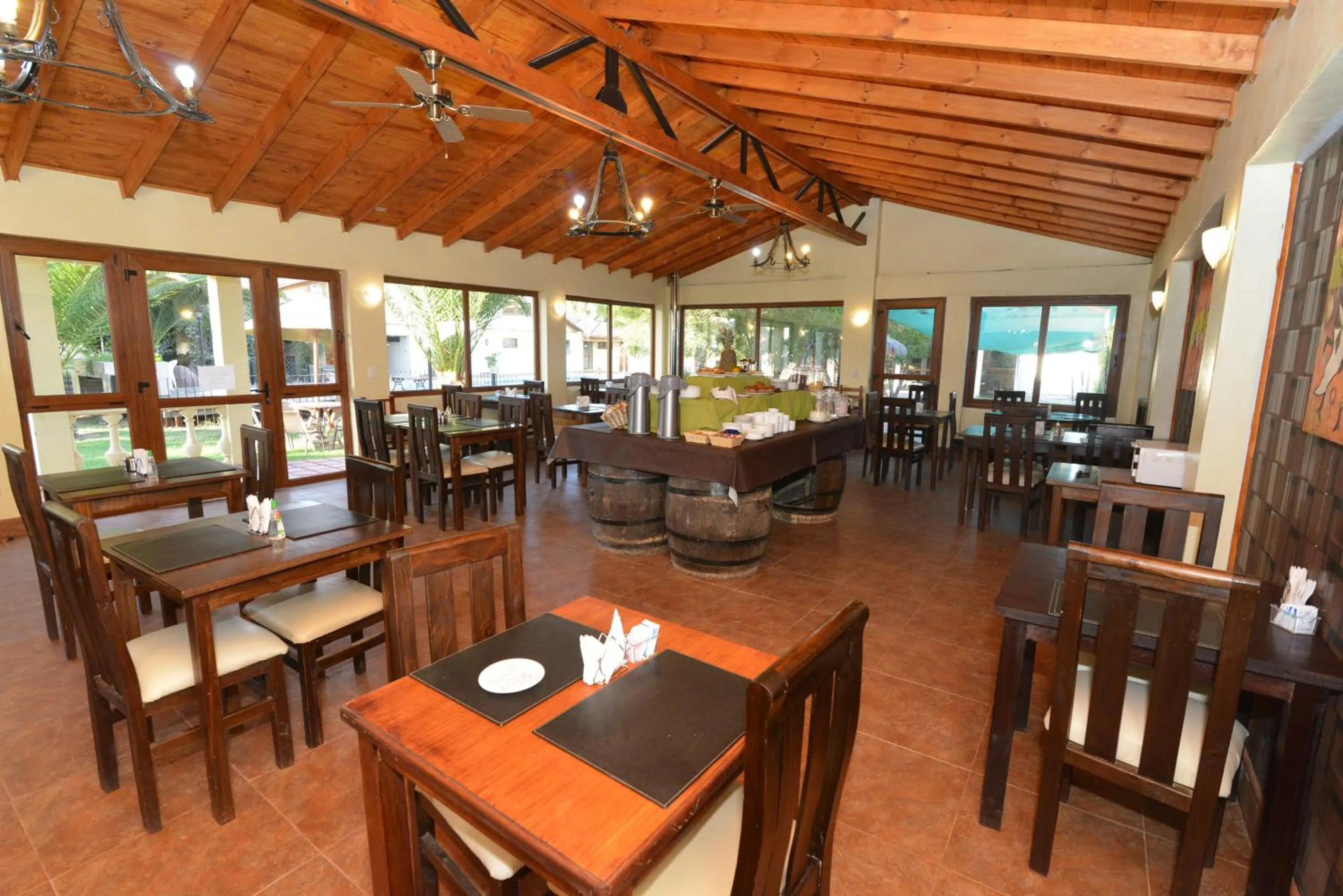 Continental breakfast in Howard Johnson Hotel Rinconada de Los Andes