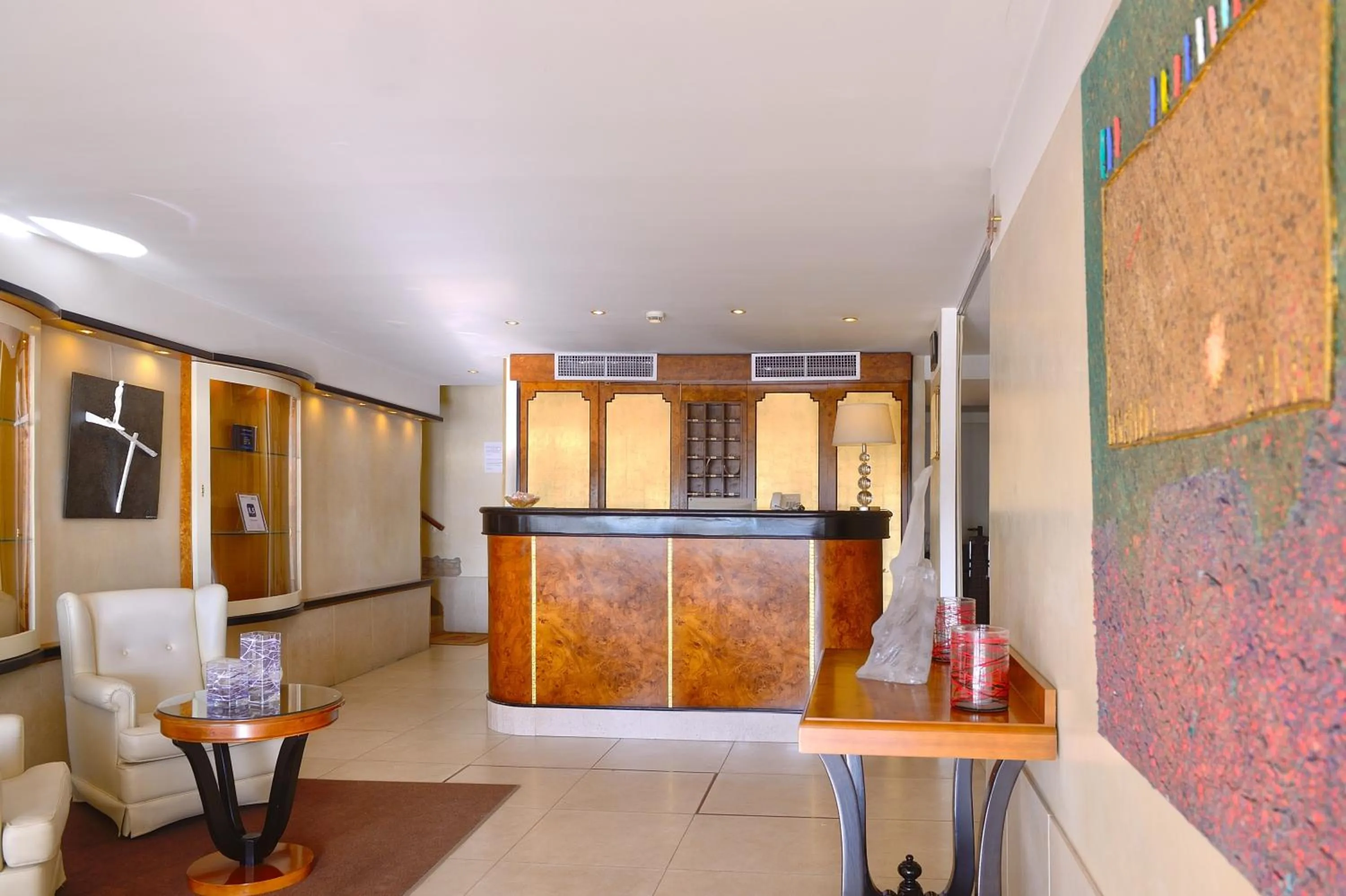 Lobby or reception in Hotel Paganelli