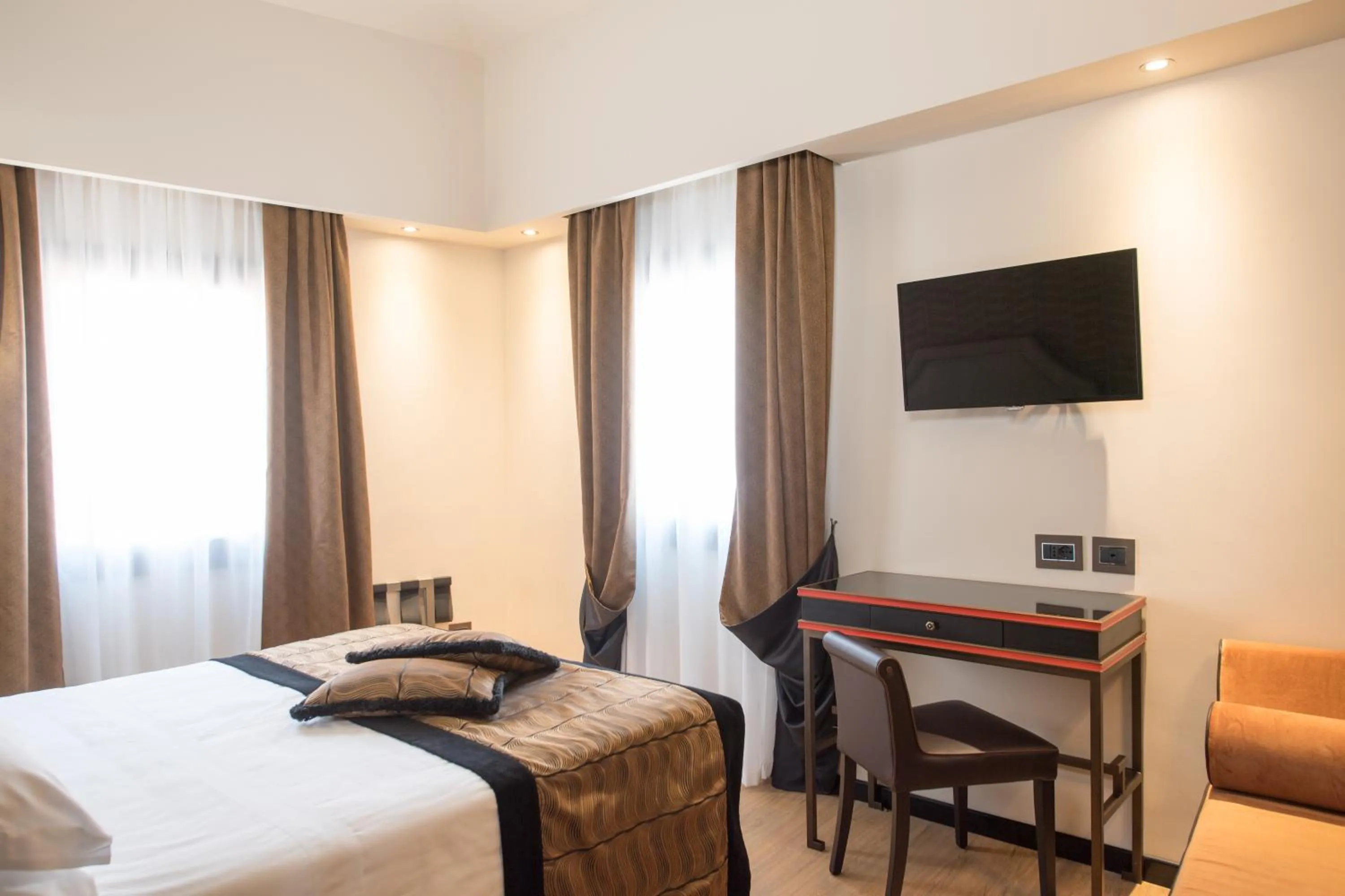 Bedroom, Bed in Hotel Paganelli