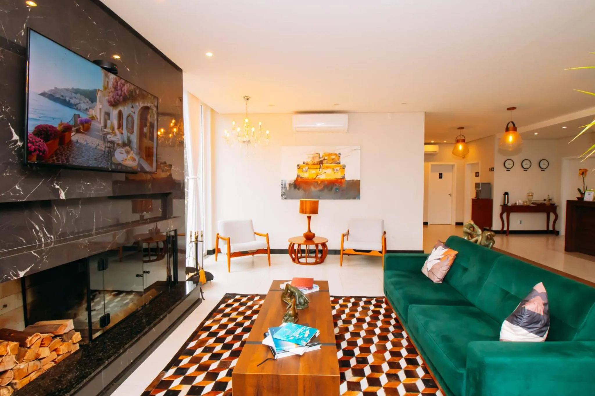 Lobby or reception in Augusta Centro Hotel