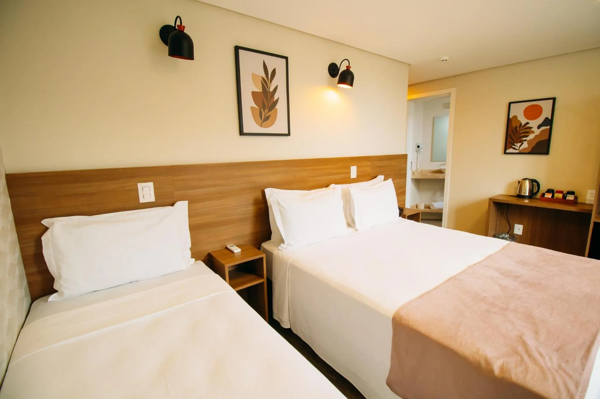 Bed in Augusta Centro Hotel