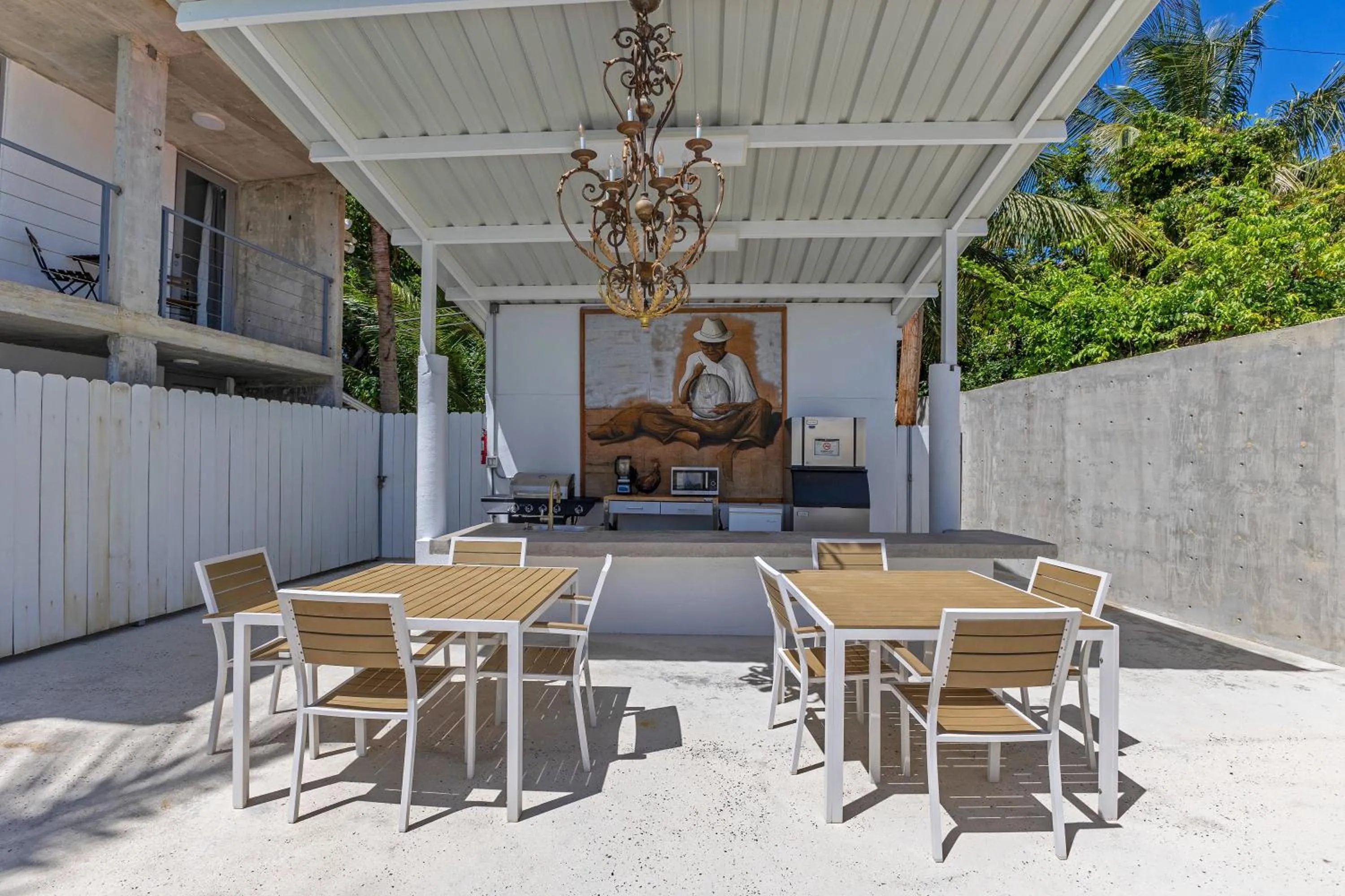 Patio in Viento Beach Lodge