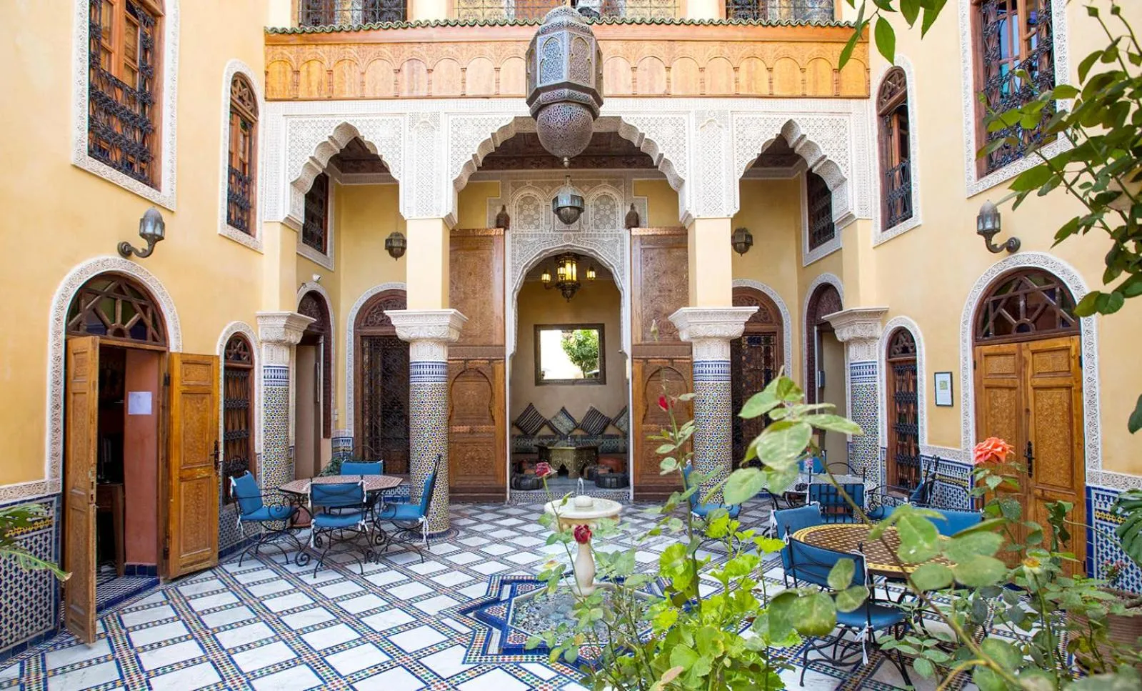 Patio in Riad Layalina Fes