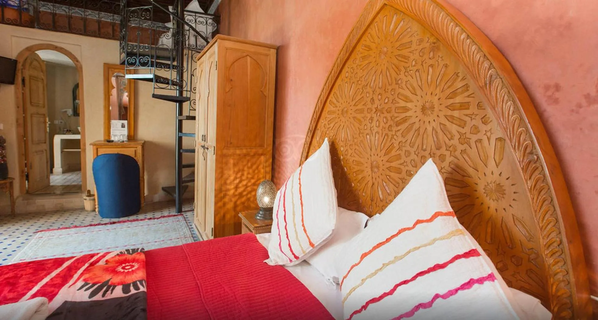 Bedroom, Bed in Riad Layalina Fes