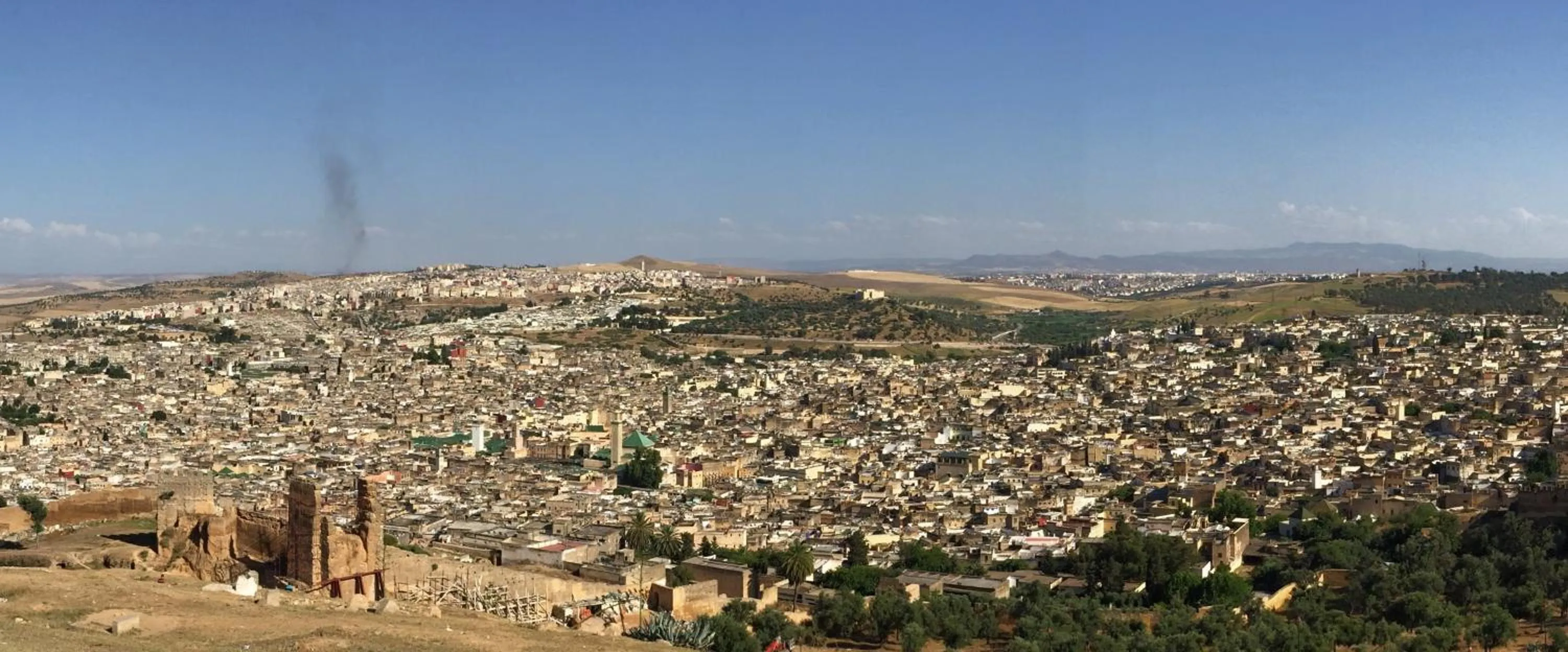 City view in Riad Layalina Fes