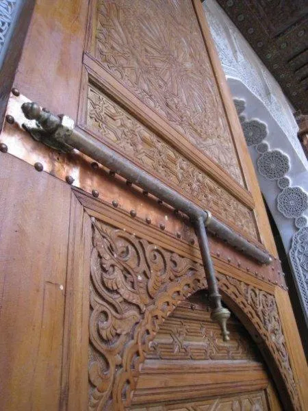 Decorative detail in Riad Layalina Fes