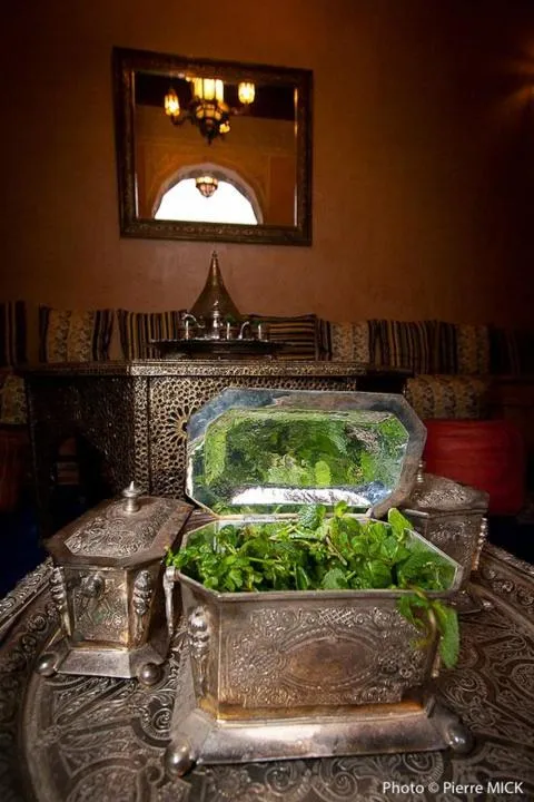 Decorative detail in Riad Layalina Fes