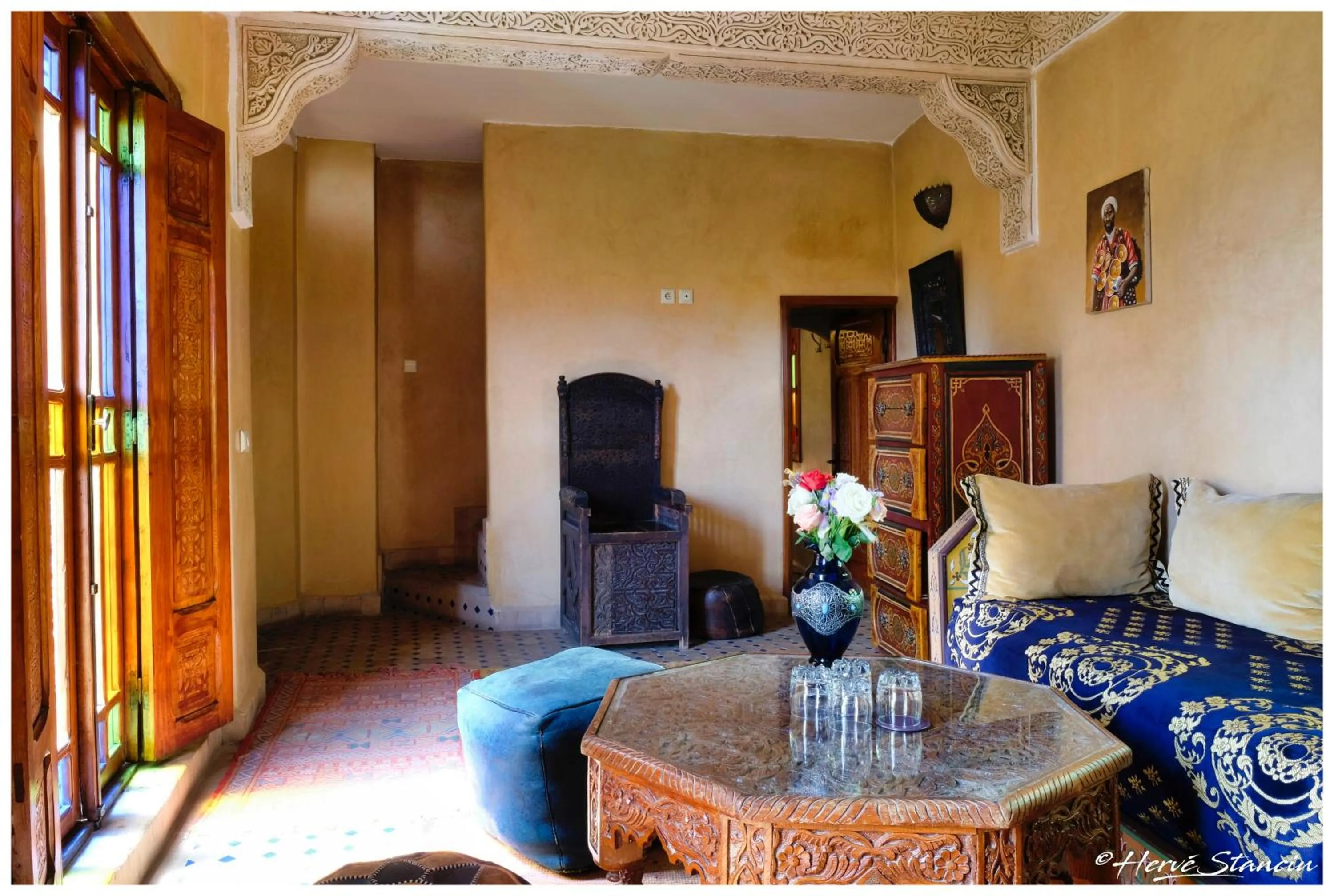 Living room in Riad Layalina Fes