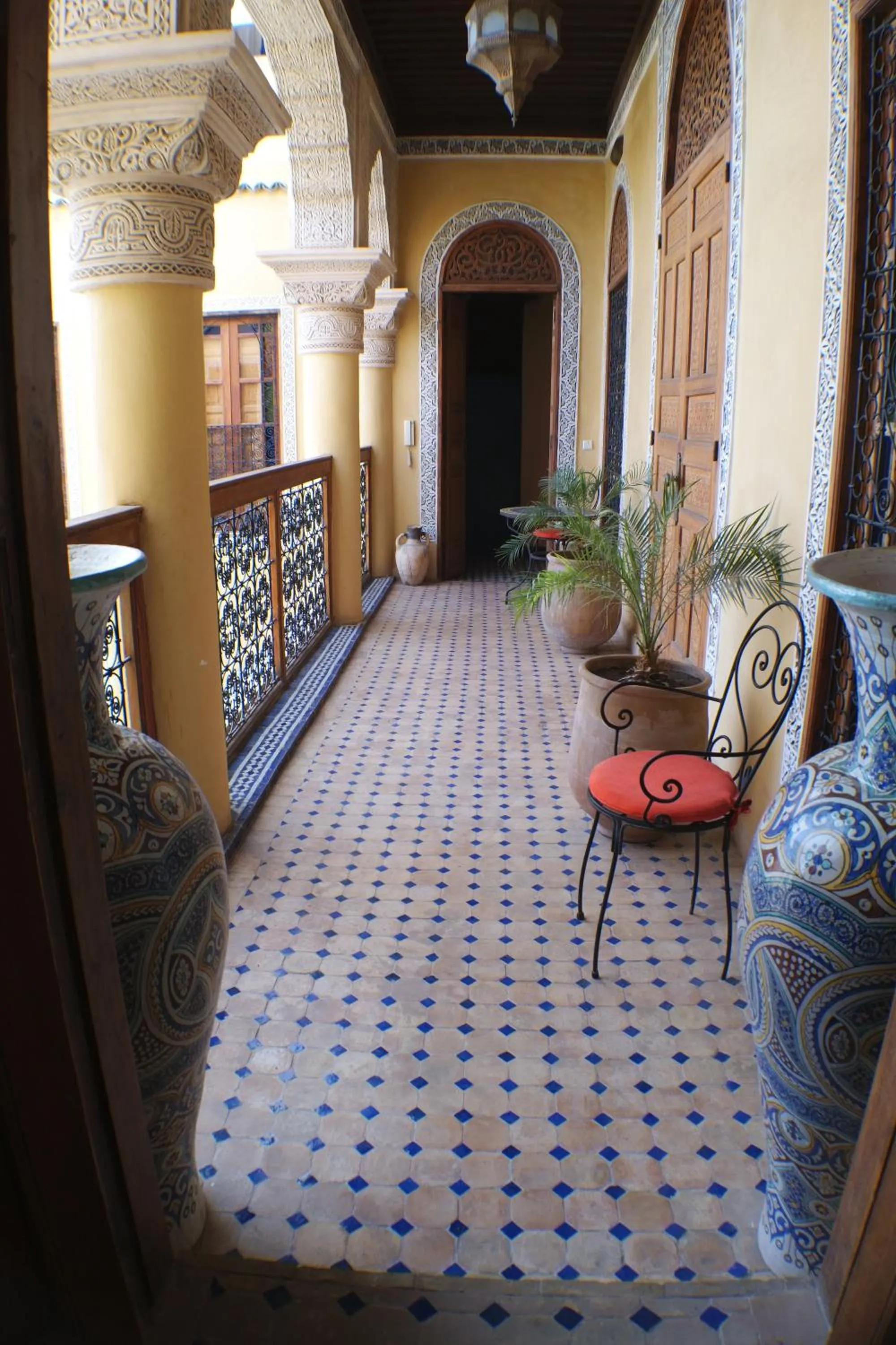Balcony/Terrace in Riad Layalina Fes