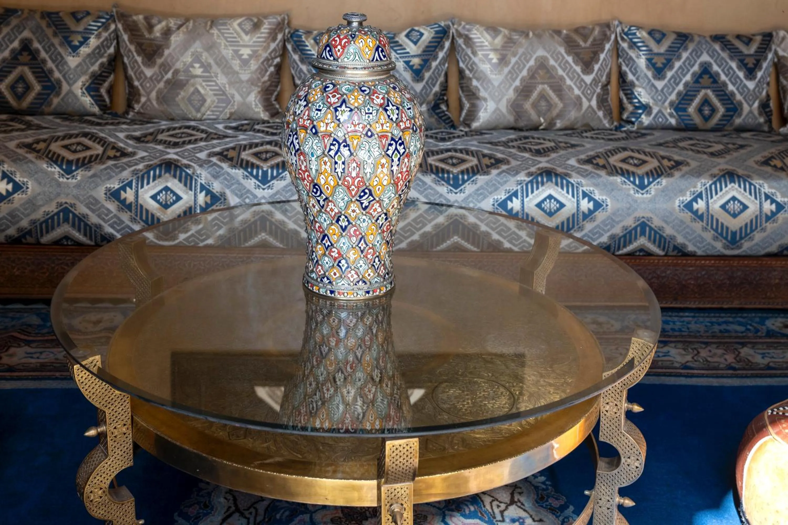 Living room in Riad Layalina Fes