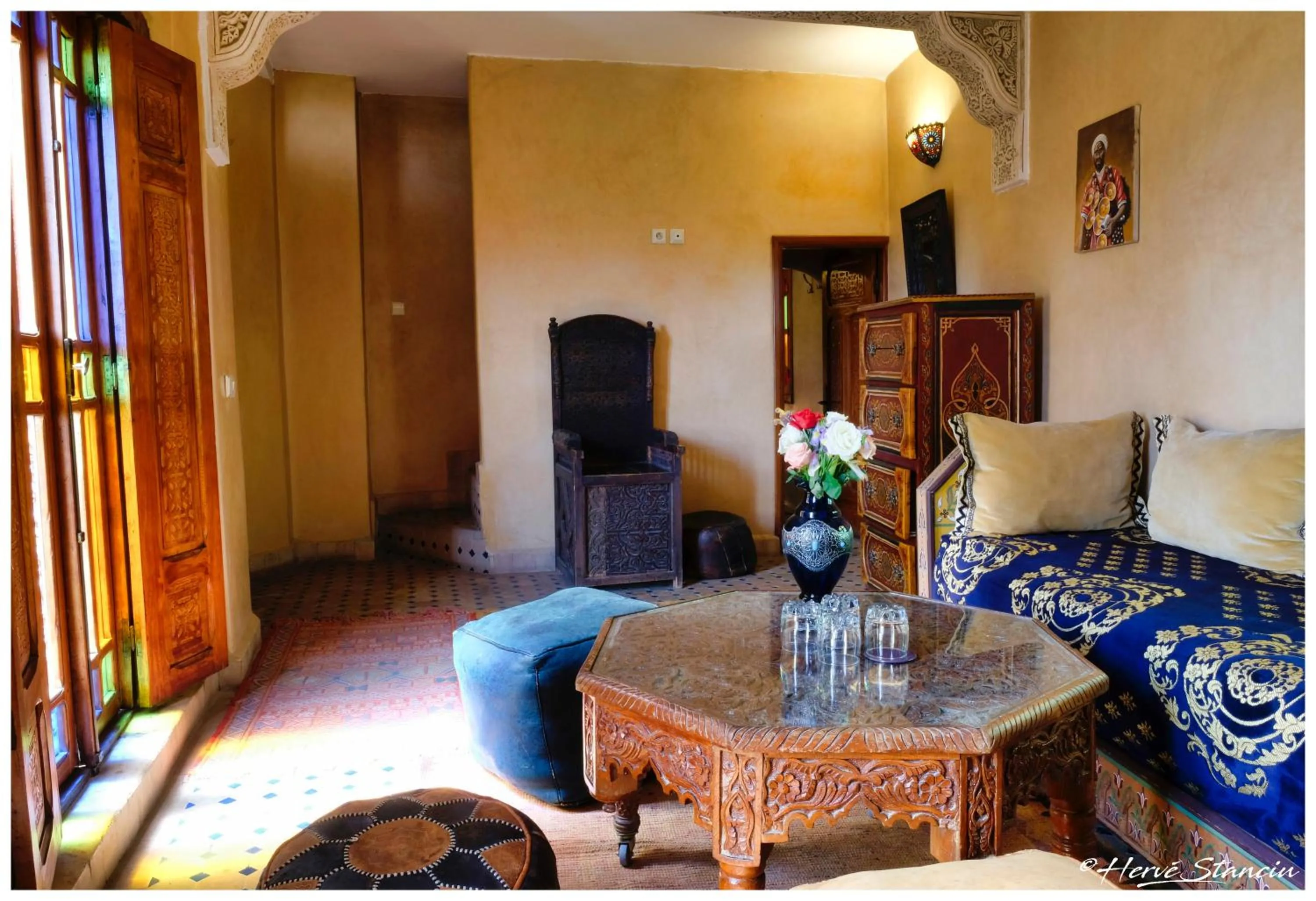 Living room in Riad Layalina Fes