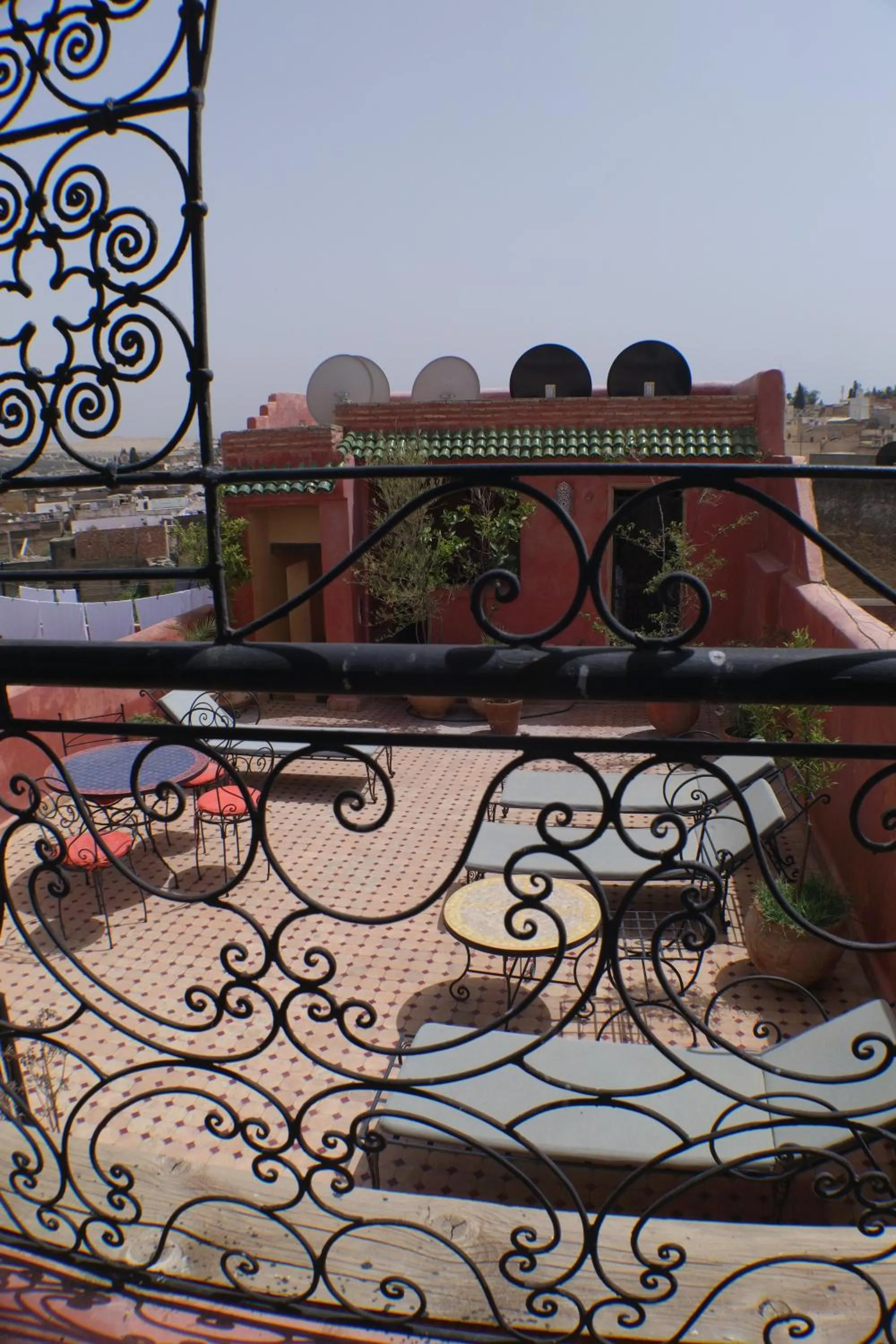 Balcony/Terrace in Riad Layalina Fes