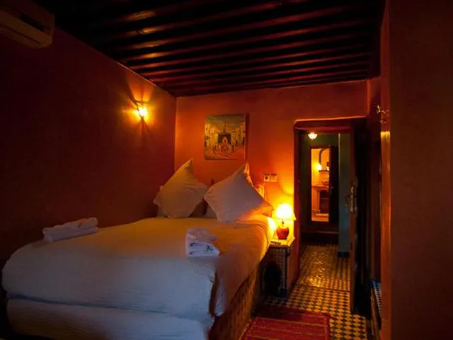 Bed in Riad Layalina Fes
